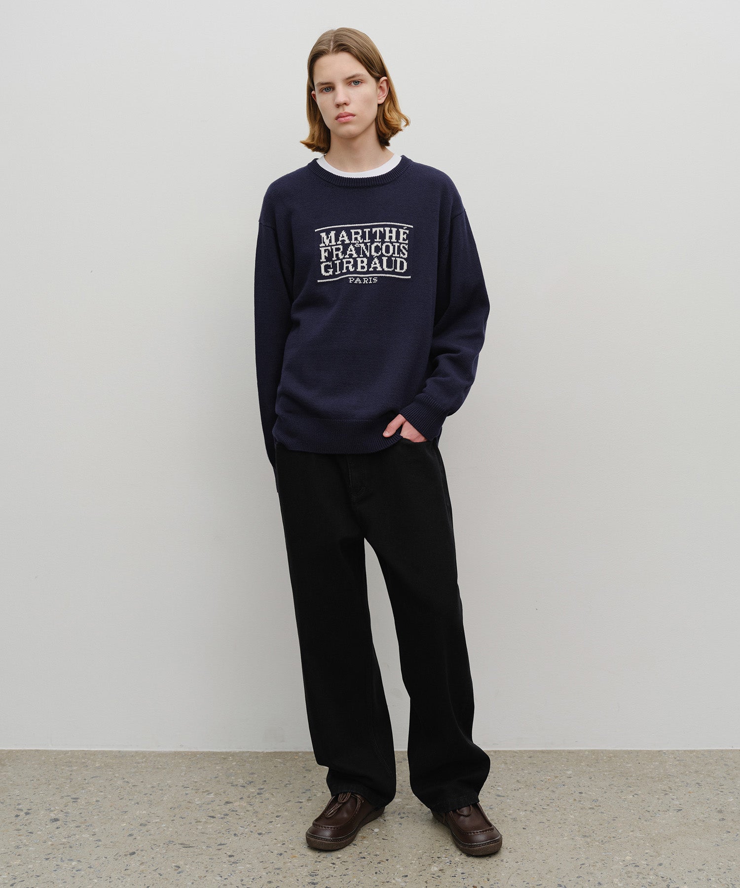 CLASSIC LOGO KNIT PULLOVER
