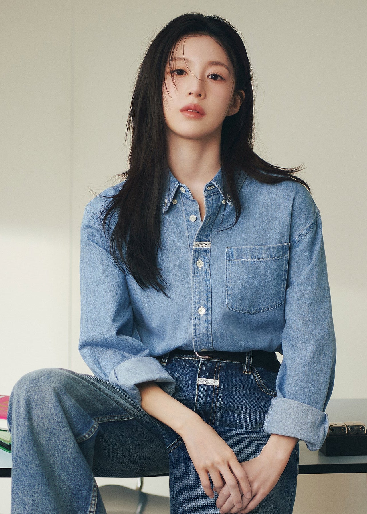 UNI BASIC DENIM SHIRT