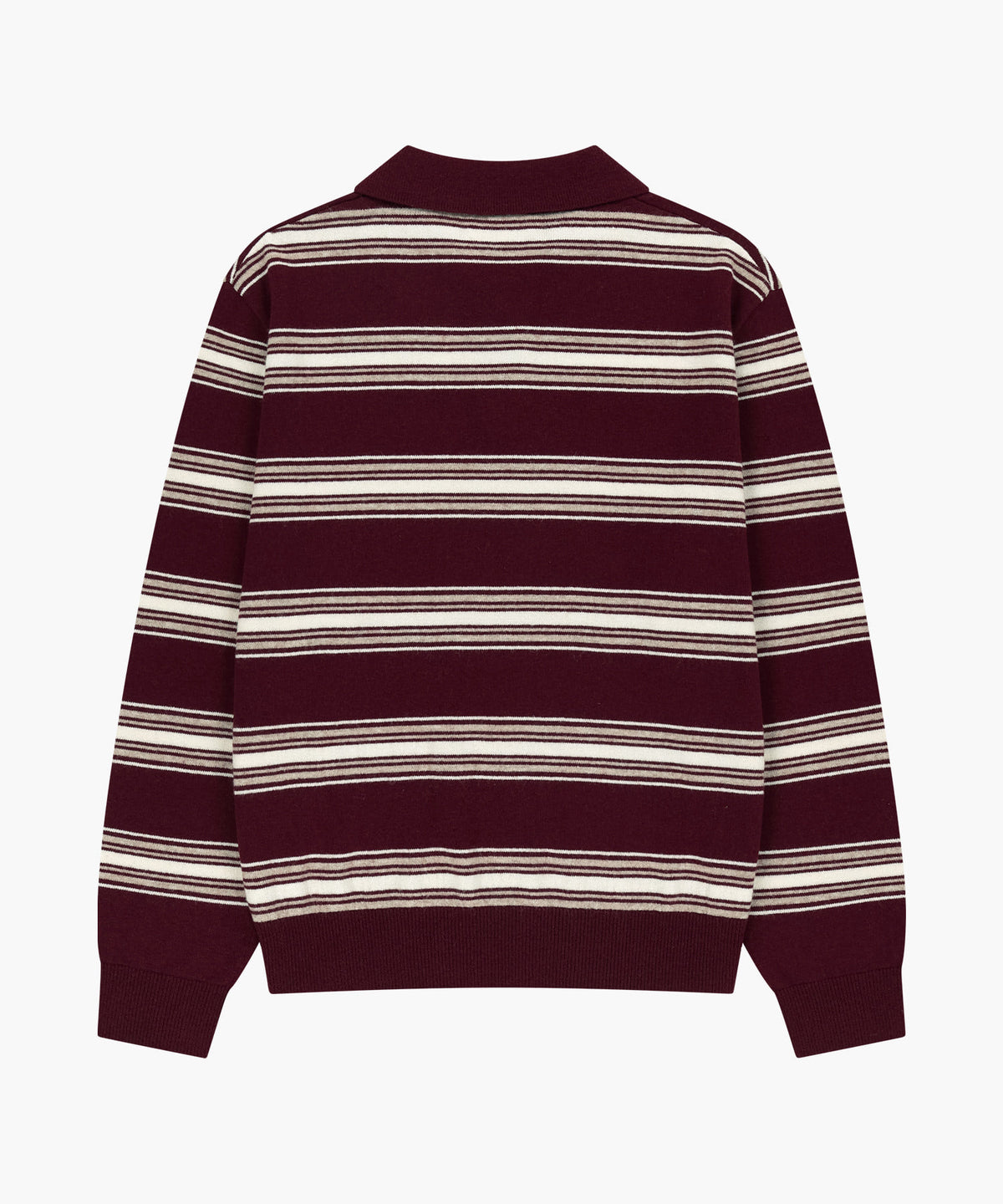 SMALL CLASSIC LOGO MULTI STRIPE POLO KNIT