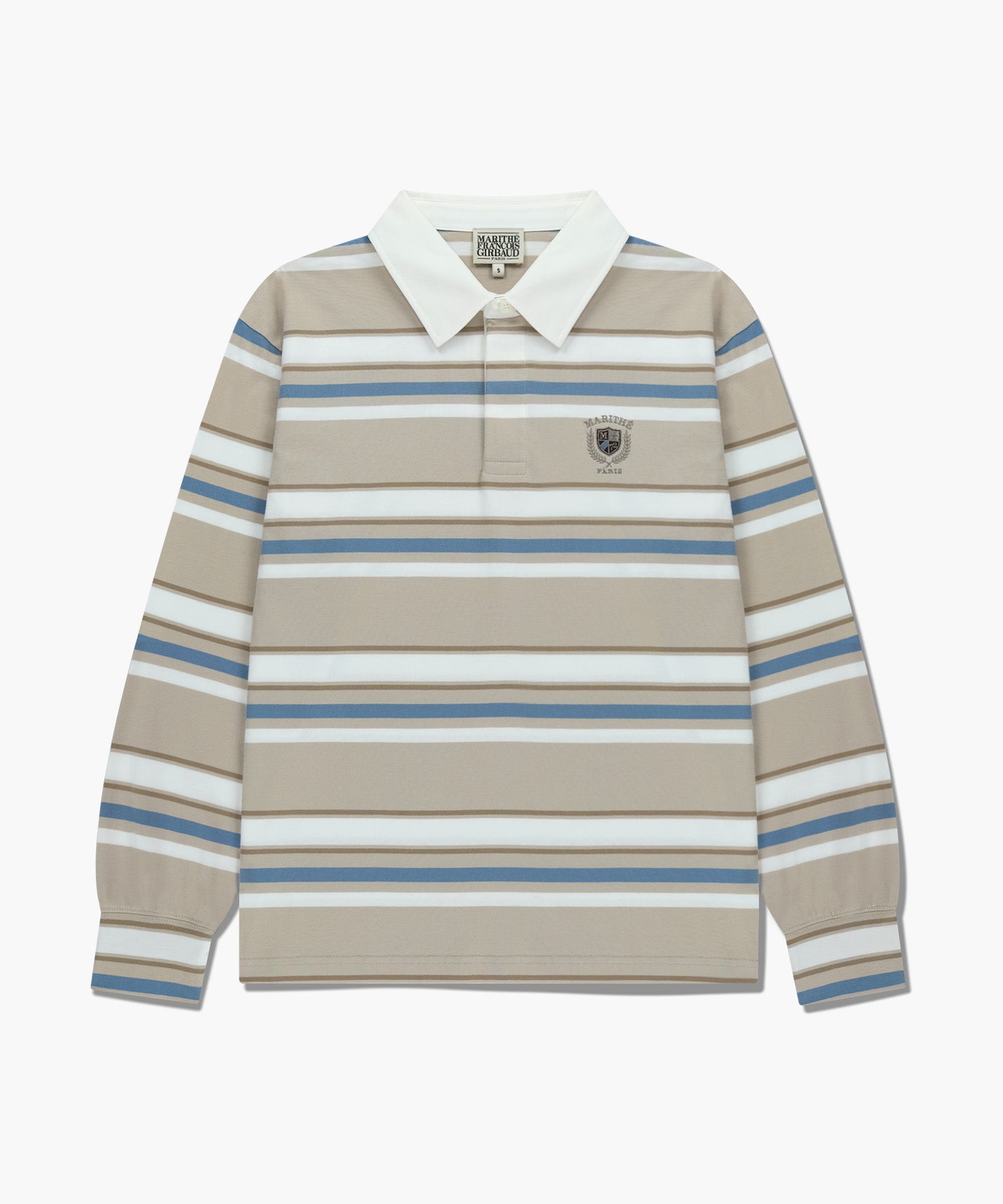 STRIPE COLLAR LONG SLEEVE