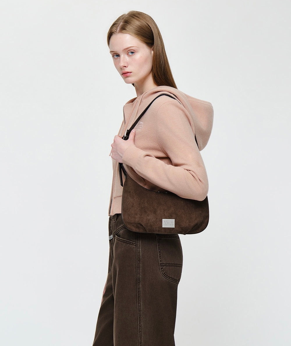 CLASSIC LOGO HALF MOON 2-WAY CROSS BAG