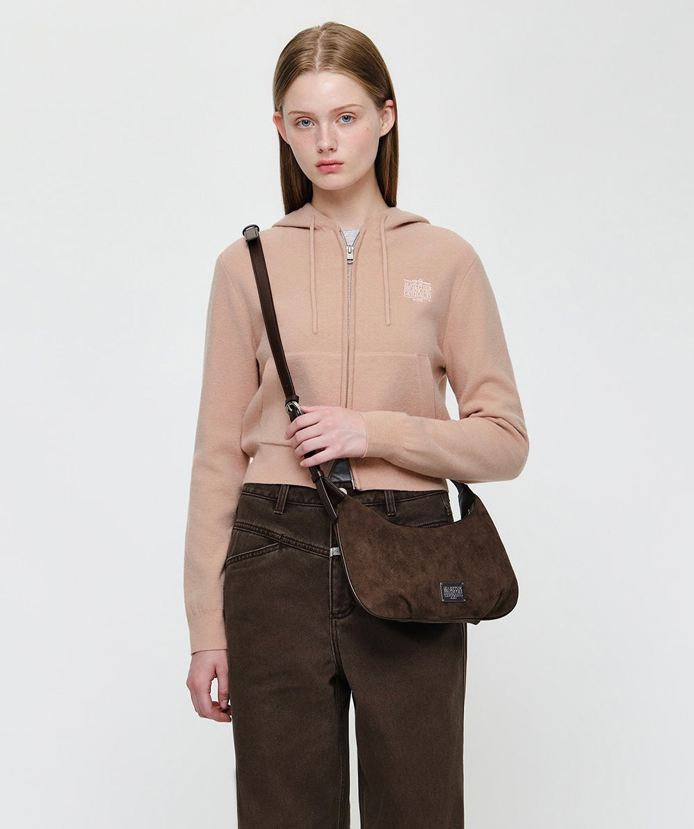 CLASSIC LOGO HALF MOON 2-WAY CROSS BAG