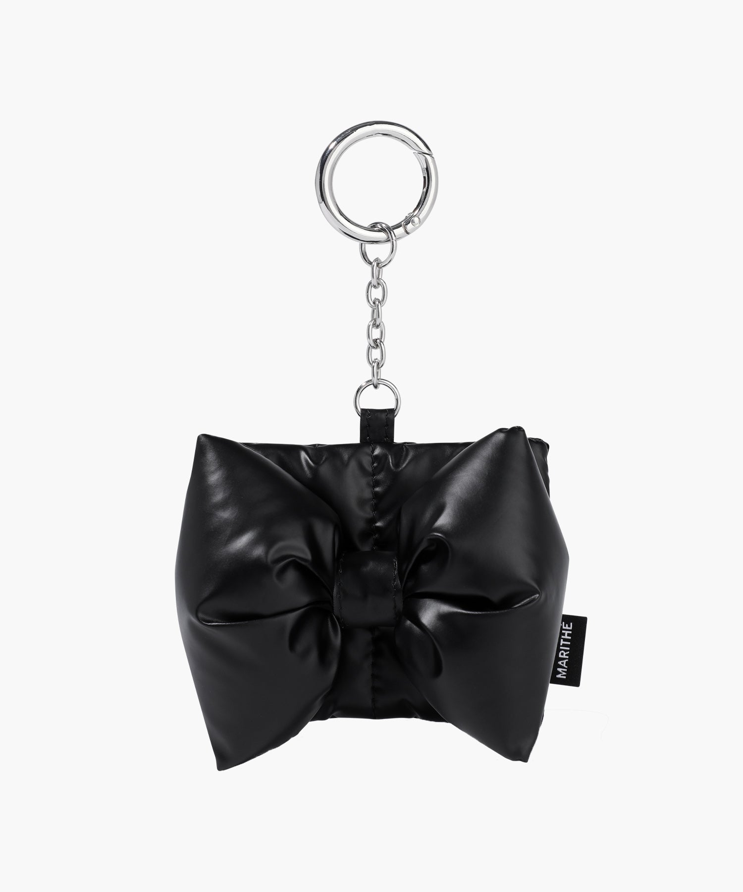 PADDING RIBBON POUCH KEYRING