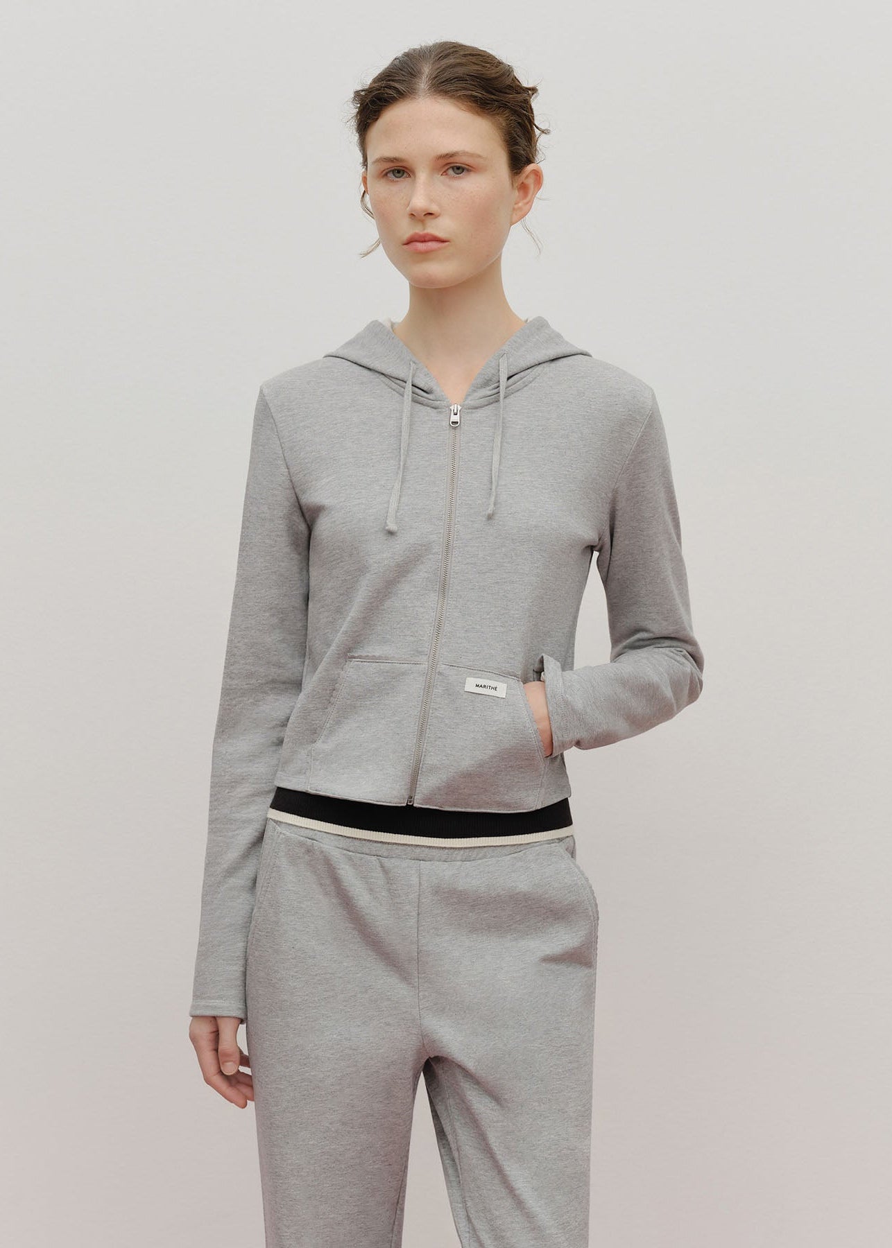 W SLIM FIT HOODIE