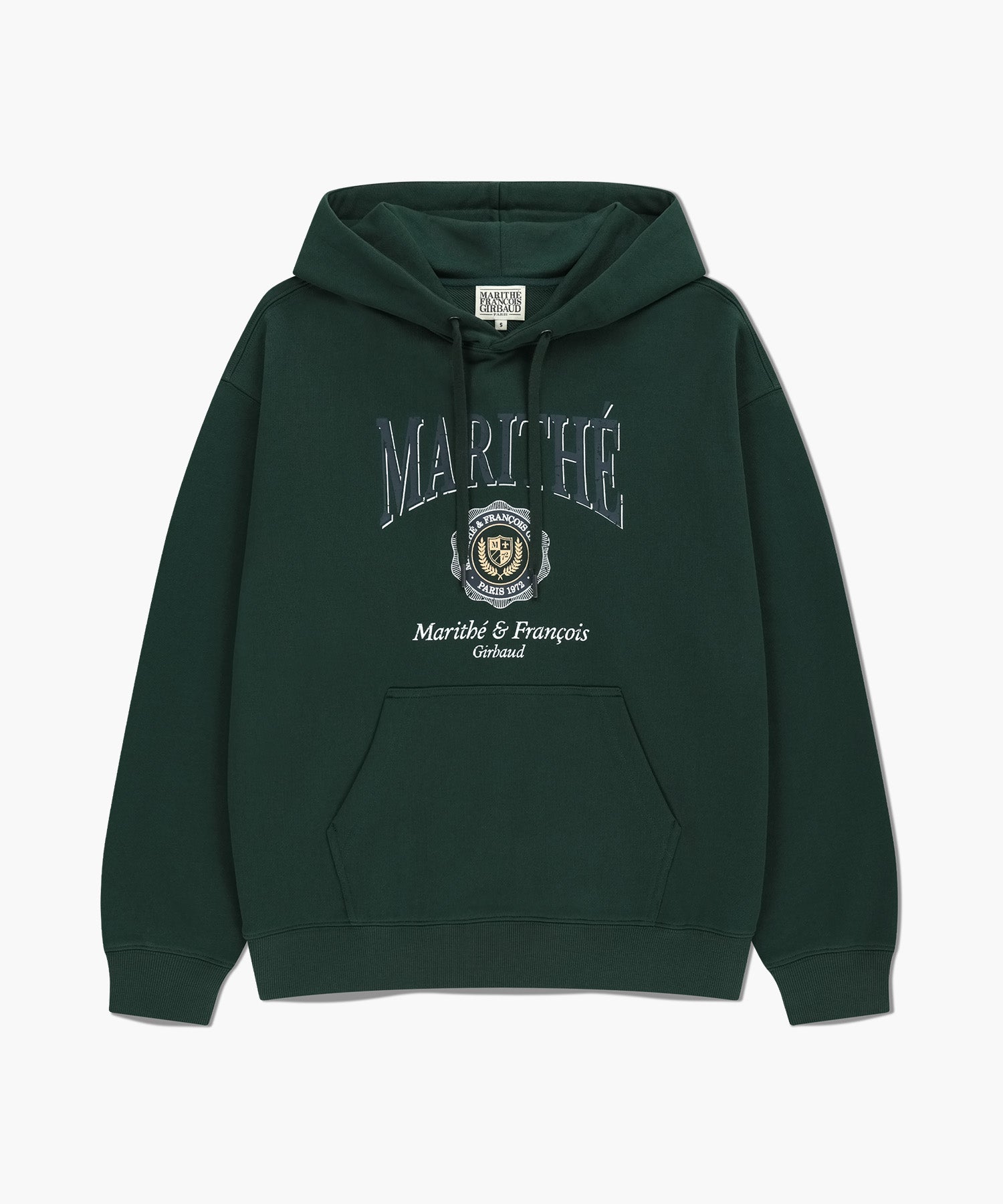 CREST CRACK LOGO OVERSIZED HOODIE