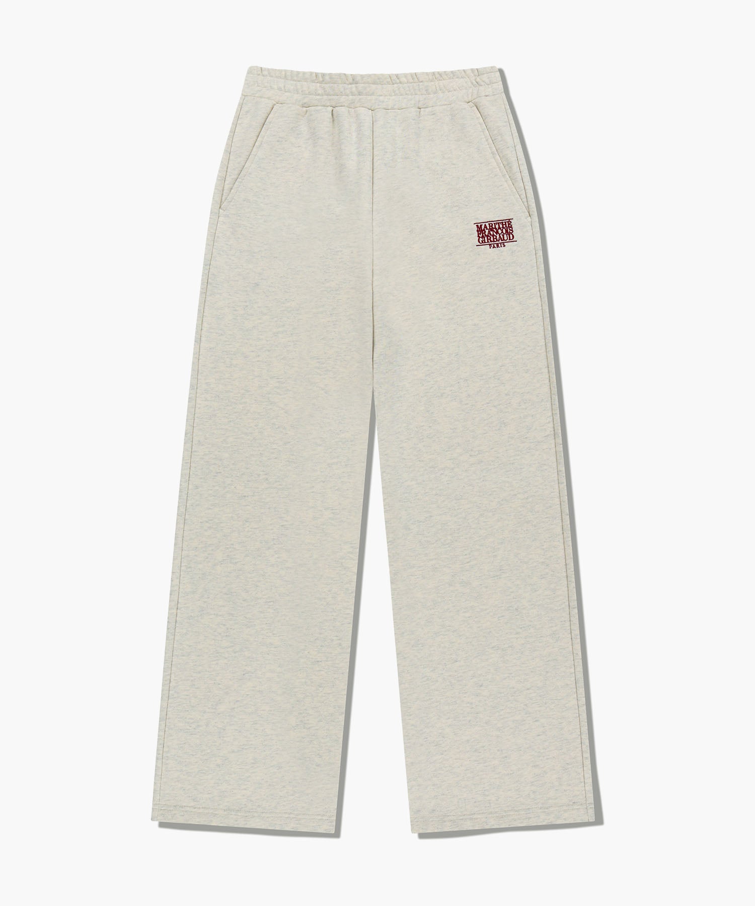 W EMBROIDERY CLASSIC LOGO SWEAT PANTS