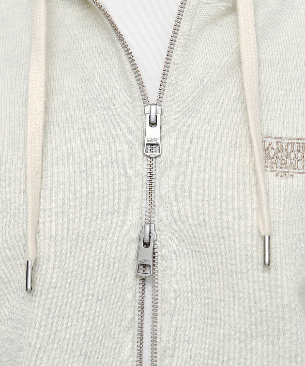 BACK CLASSIC LOGO HOODIE ZIPUP