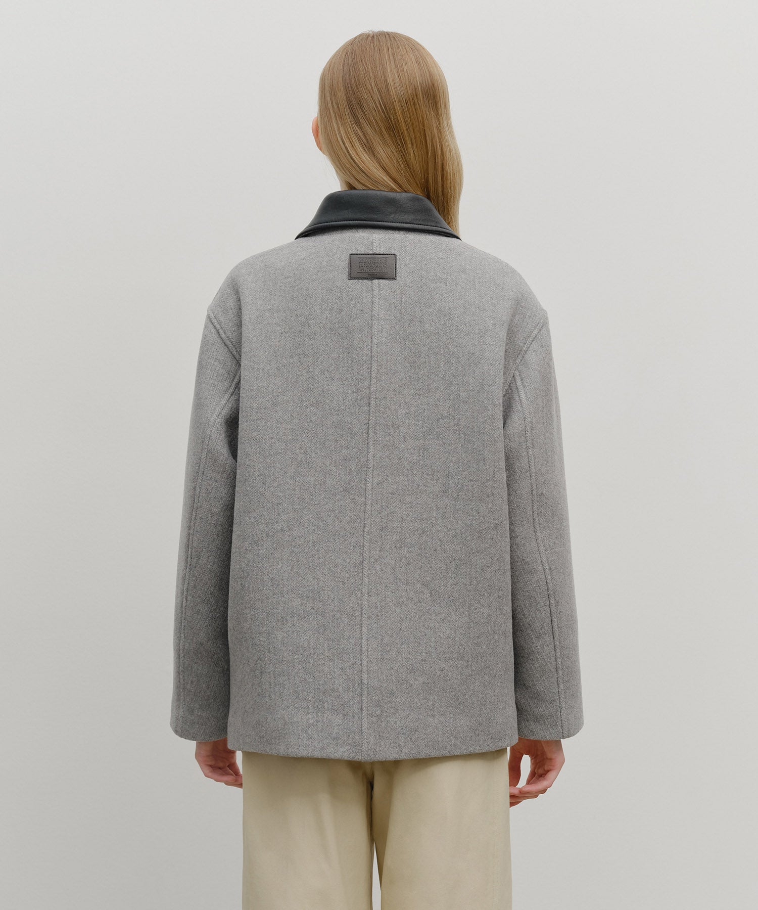 COLLAR POINT HALF COAT