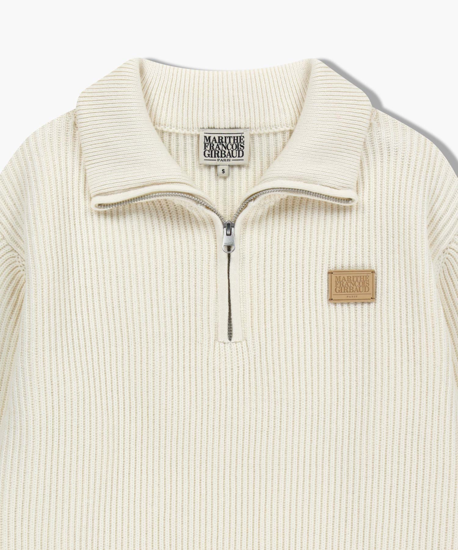 HALF NECK ZIPUP KNIT