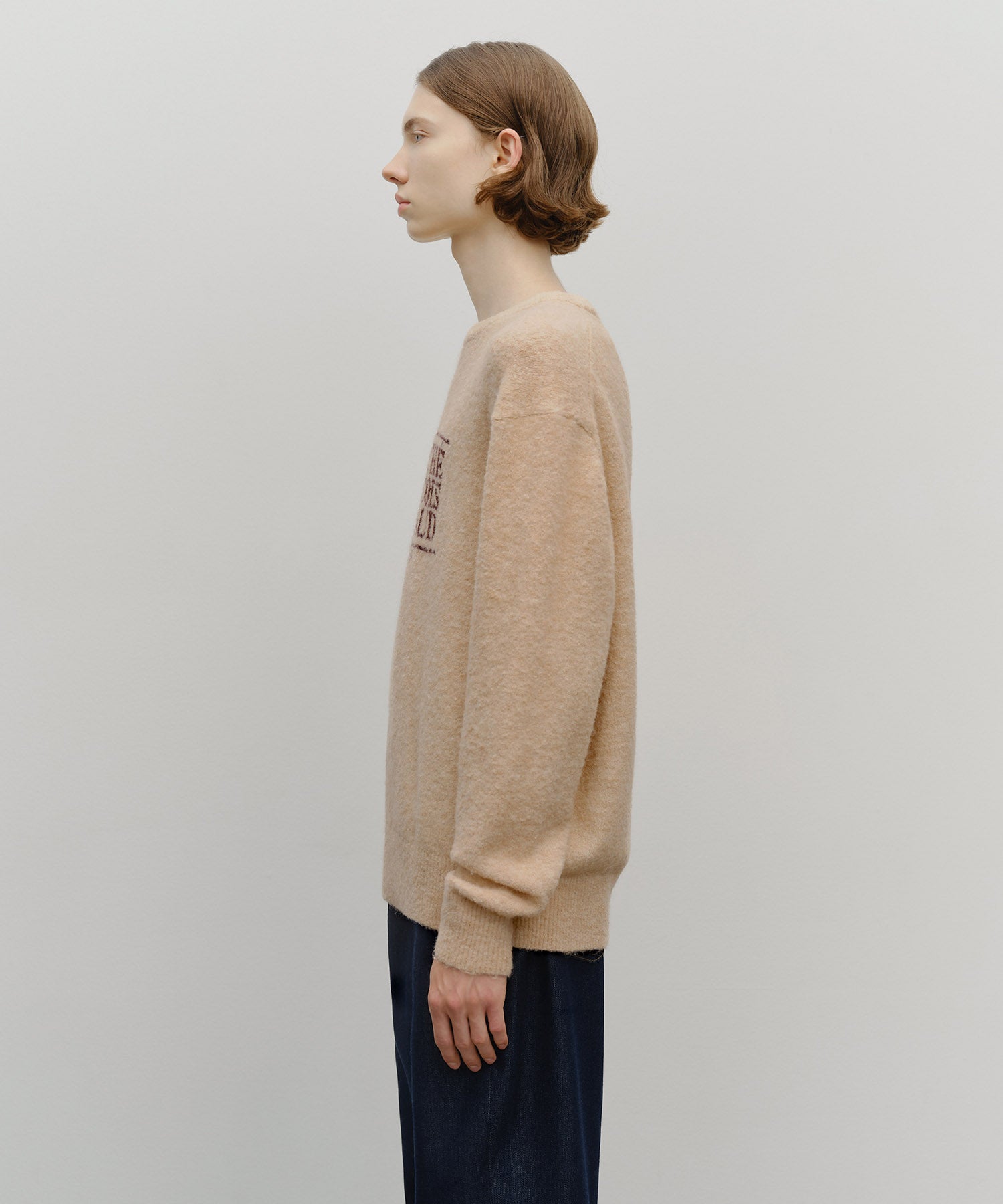 BOUCLE CLASSIC LOGO KNIT PULLOVER