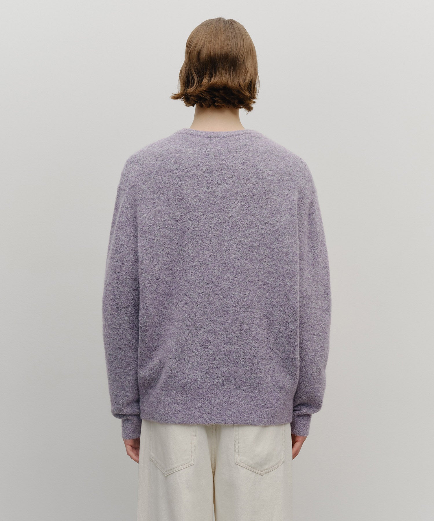 BOUCLE CLASSIC LOGO KNIT PULLOVER
