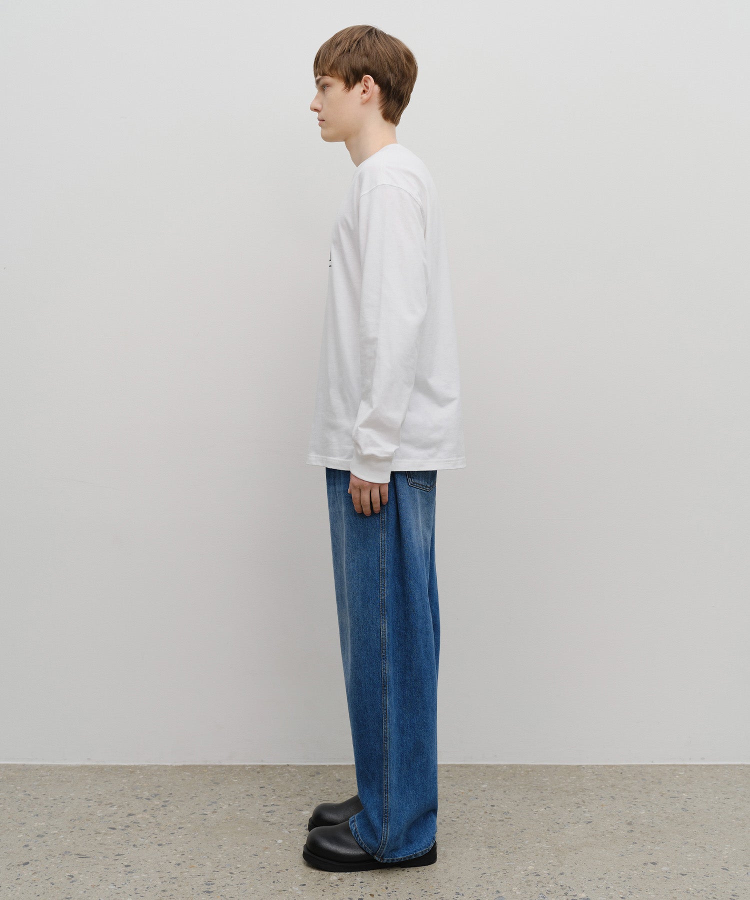M HIGH STRAIGHT DENIM PANTS