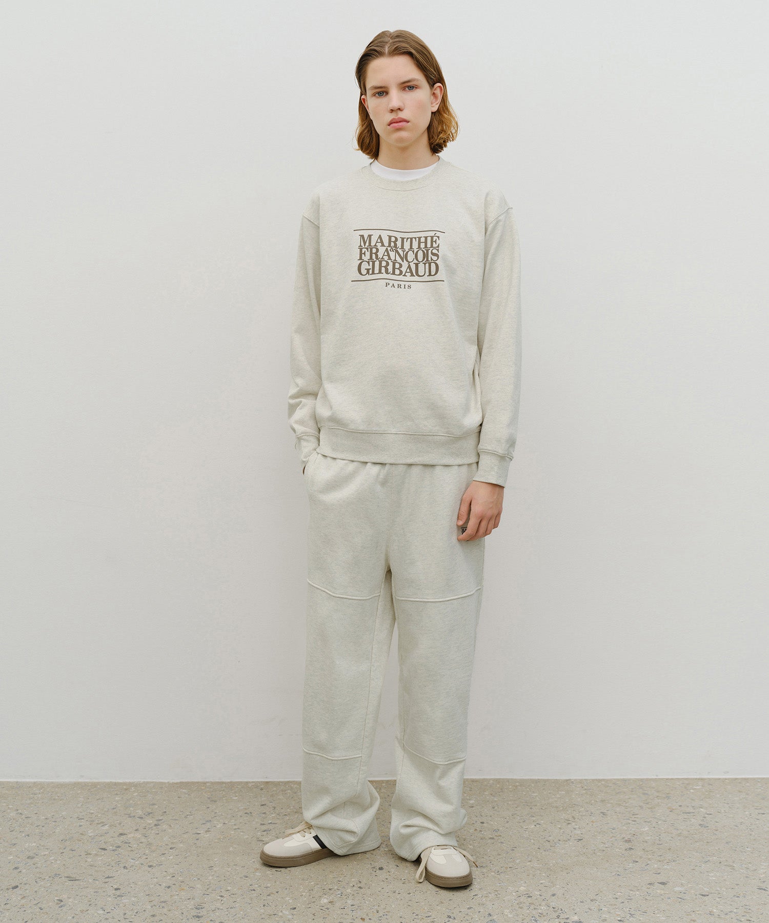 marithe francois girbaud 3点 セットアップ スウェット CLASSIC LOGO SWEATSHIRT