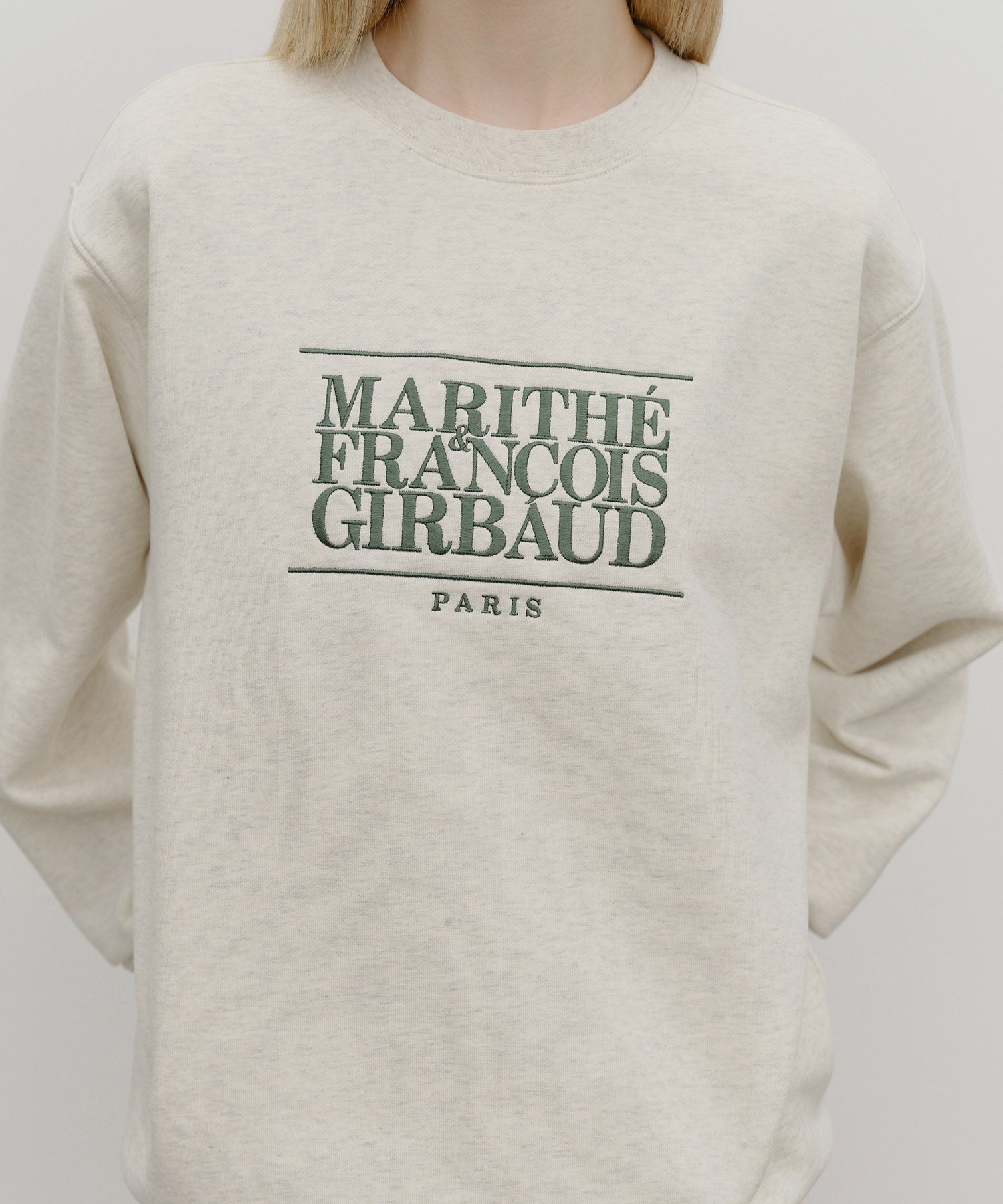 CLASSIC LOGO EMBROIDERY SWEATSHIRT (BRUSHED)