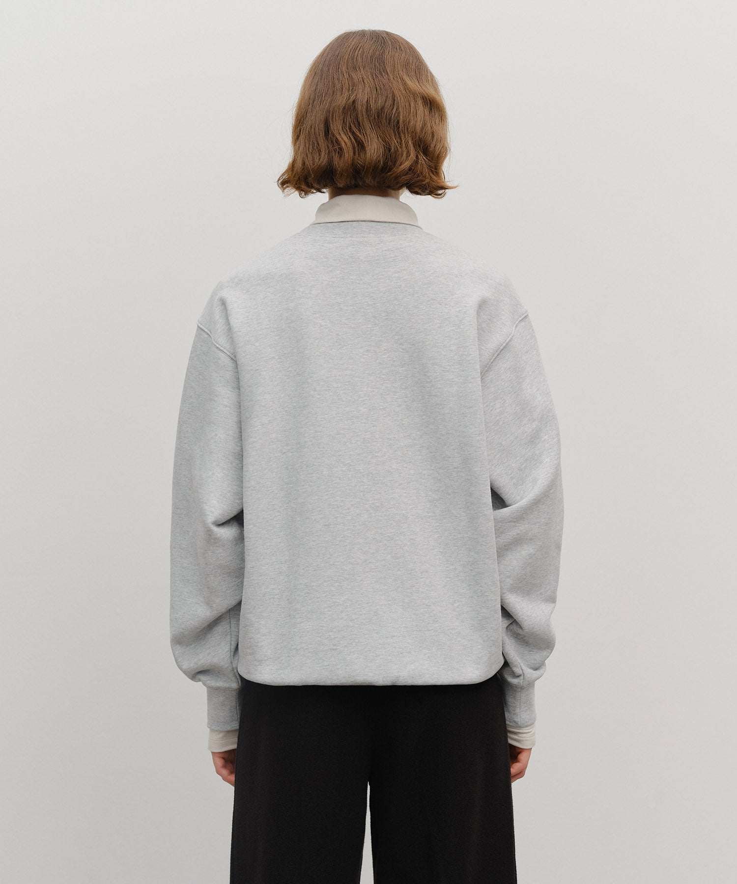 CLASSIC LOGO EMBROIDERY SWEATSHIRT (BRUSHED)