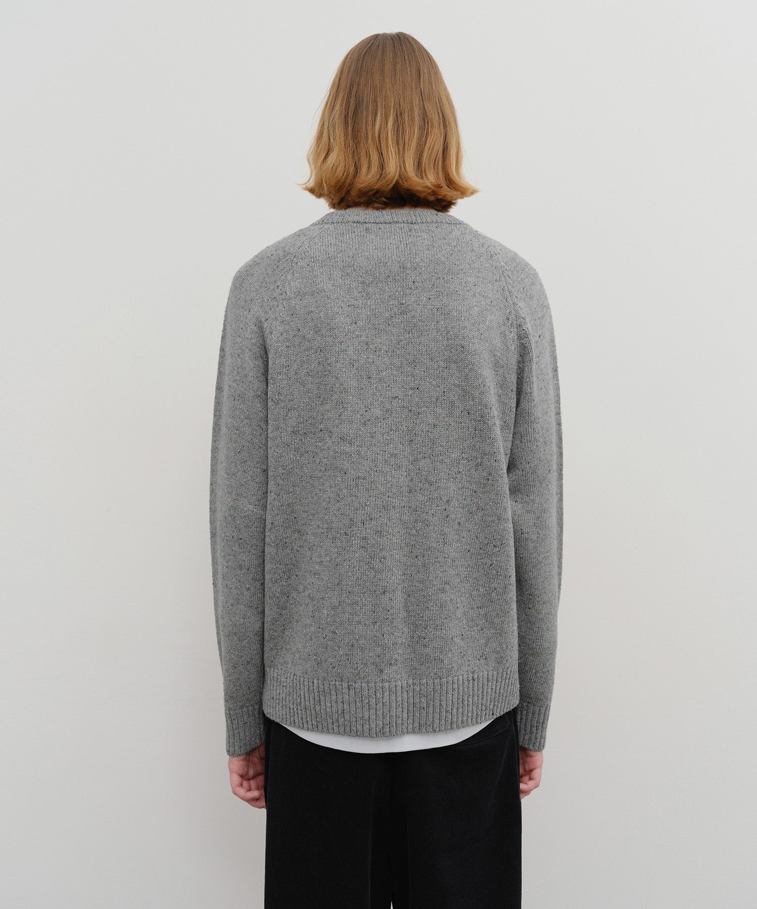 LETTERING LOGO KNIT PULLOVER