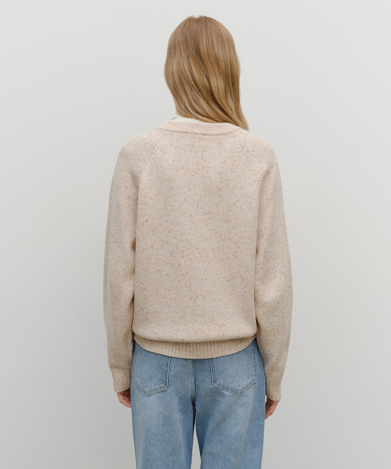 LETTERING LOGO KNIT PULLOVER