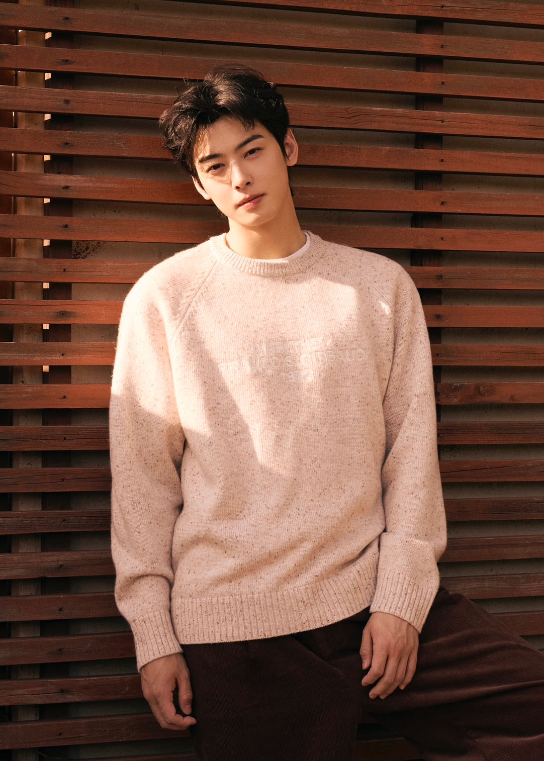 LETTERING LOGO KNIT PULLOVER