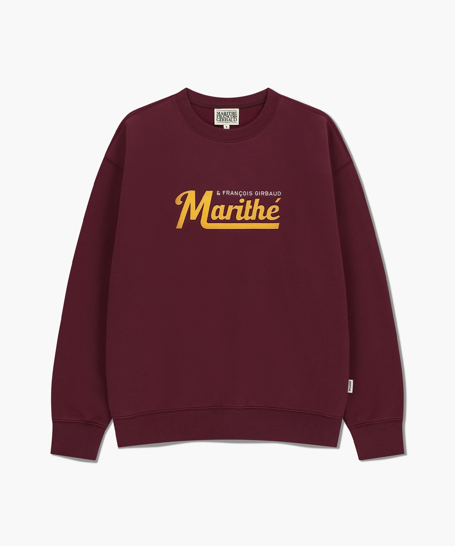 APPLIQUE LOGO OVERSIZED SWEATSHIRT (BRUSHED)