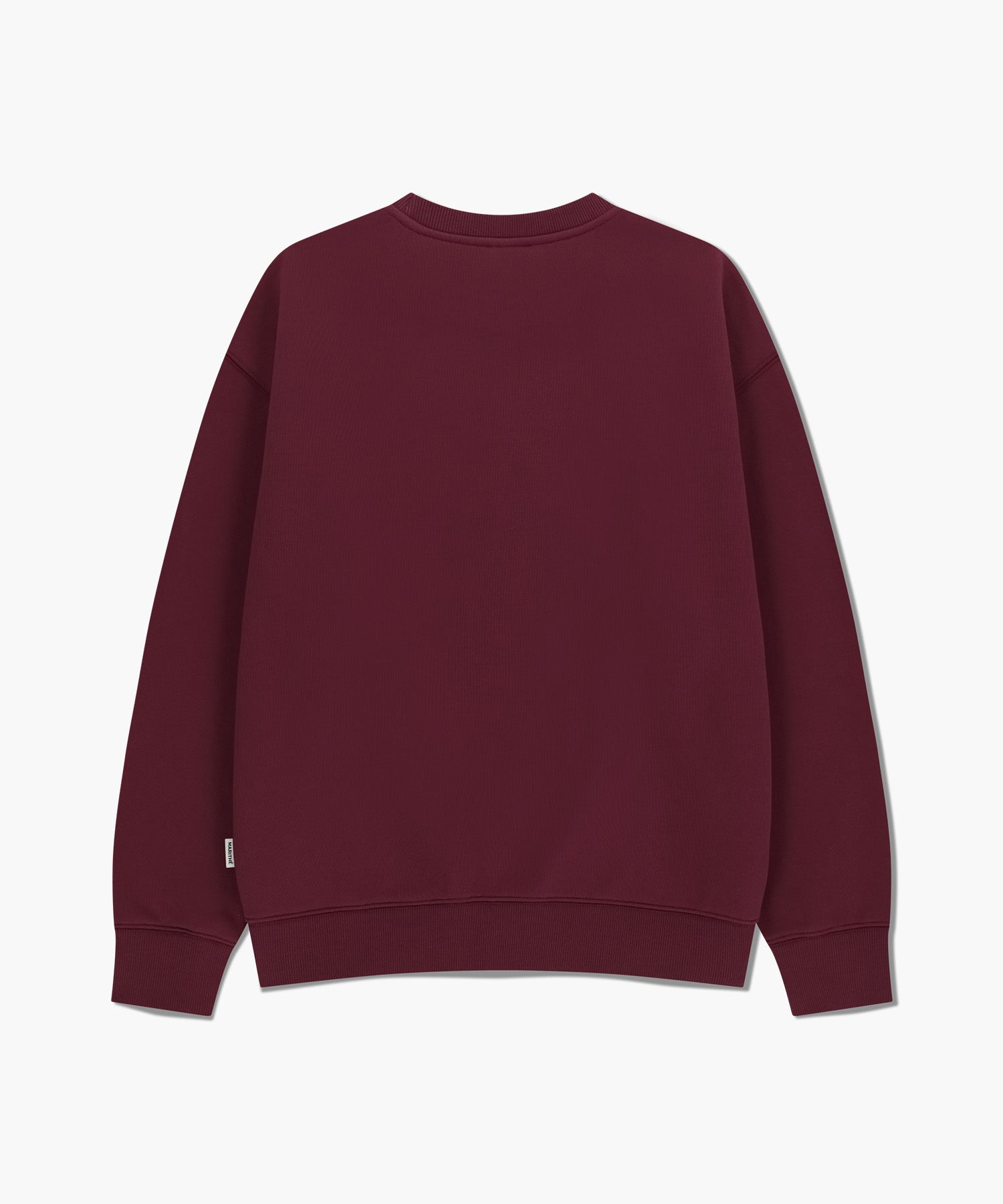 APPLIQUE LOGO OVERSIZED SWEATSHIRT (BRUSHED)