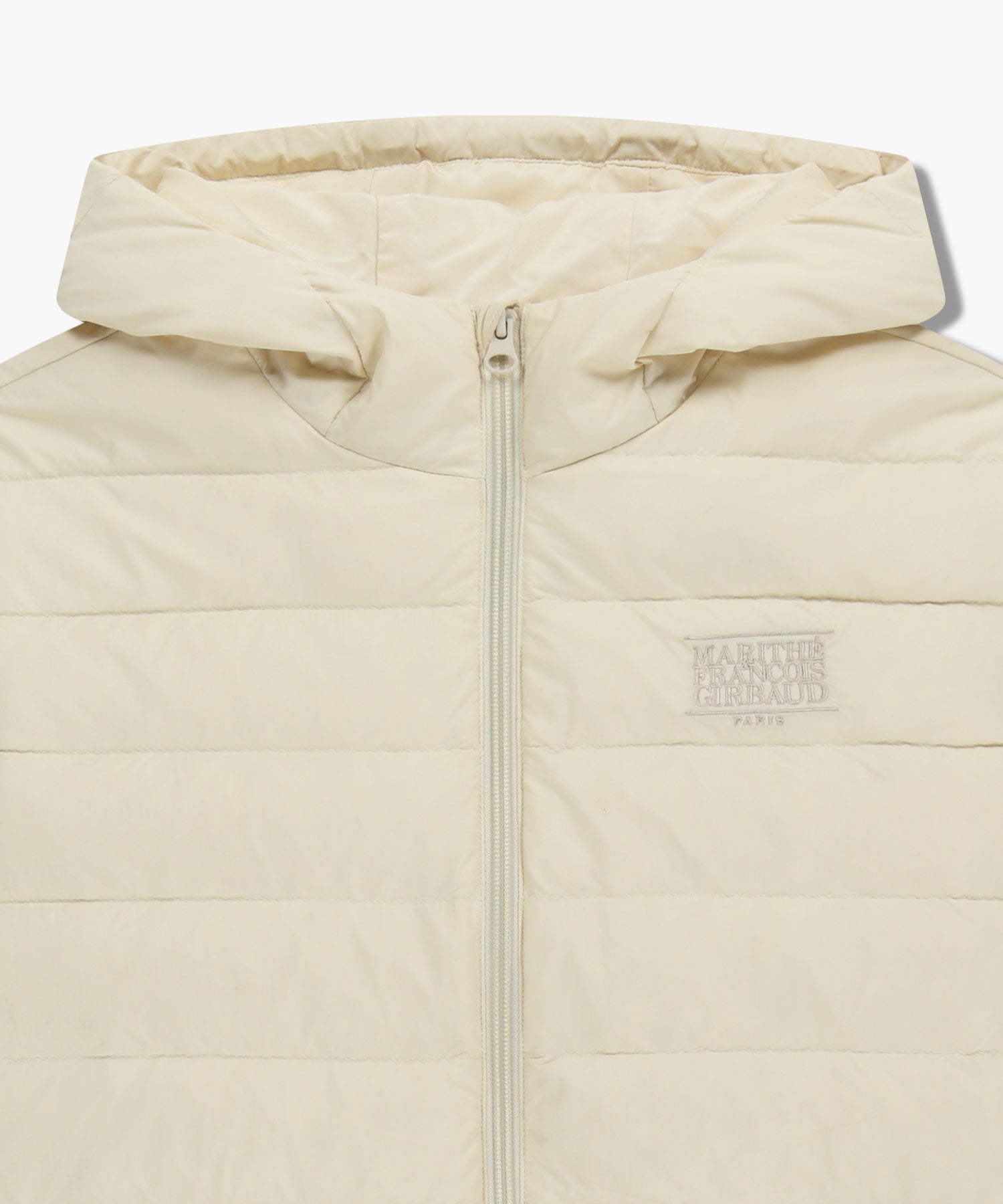 CLASSIC LOGO HOODED LIGHT DOWN JACKET
