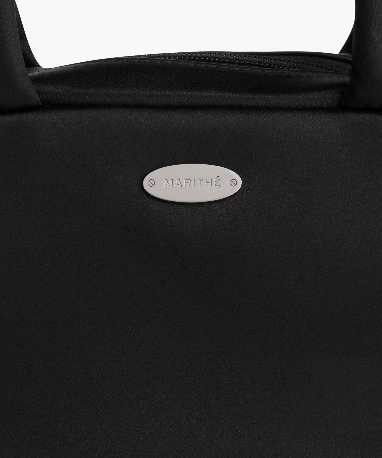 CLASSIC LOGO SATIN MINI TOTE BAG