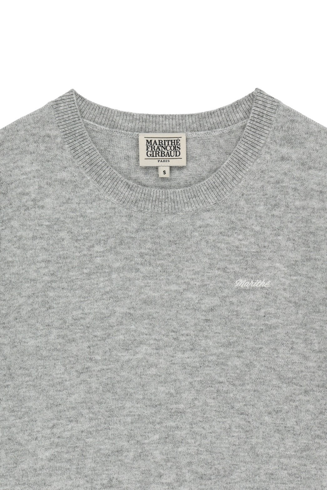 W SMALL CLASSIC LOGO ROUND NECK CARDIGAN SET UP