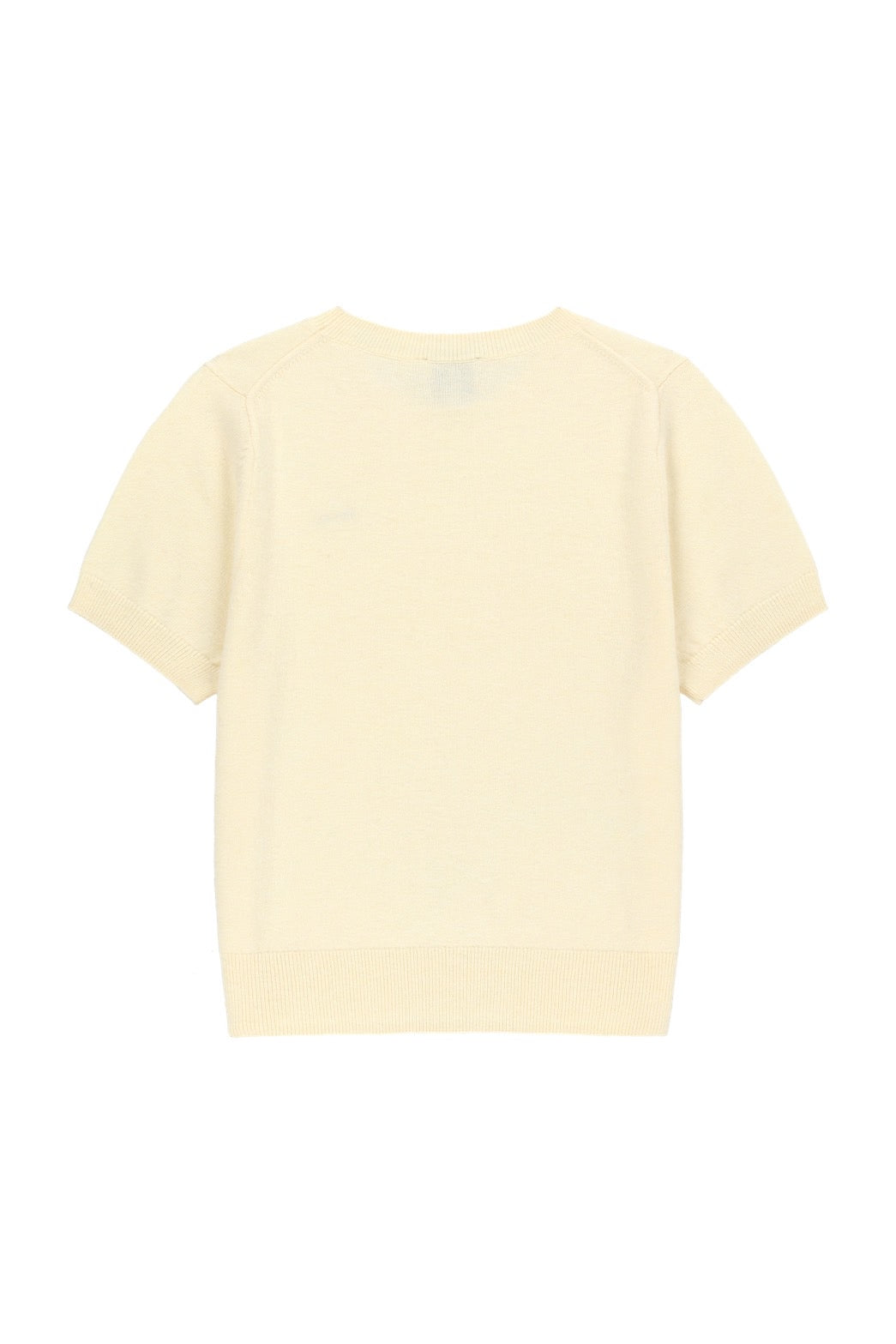 W SMALL CLASSIC LOGO ROUND NECK CARDIGAN SET UP