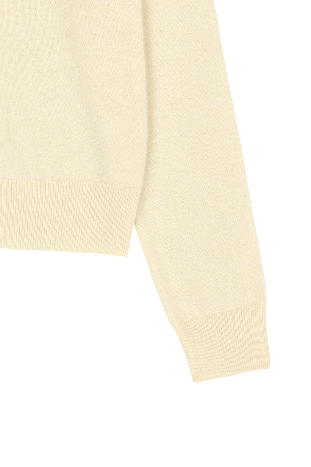 W SMALL CLASSIC LOGO ROUND NECK CARDIGAN SET UP