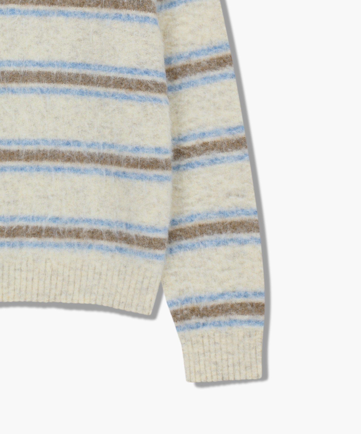 MULTI STRIPE KNIT PULLOVER