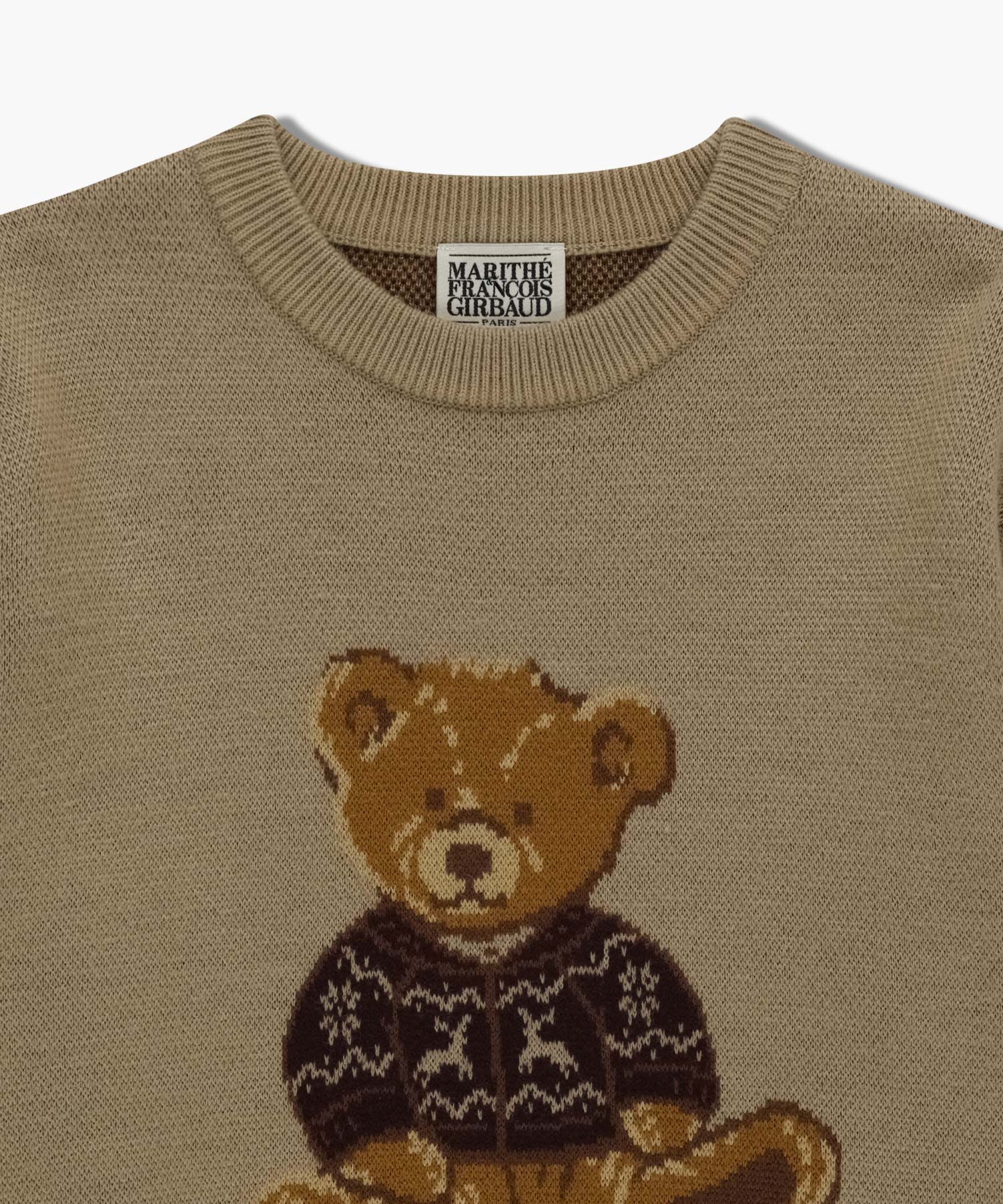 DOODLE BEAR KNIT PULLOVER