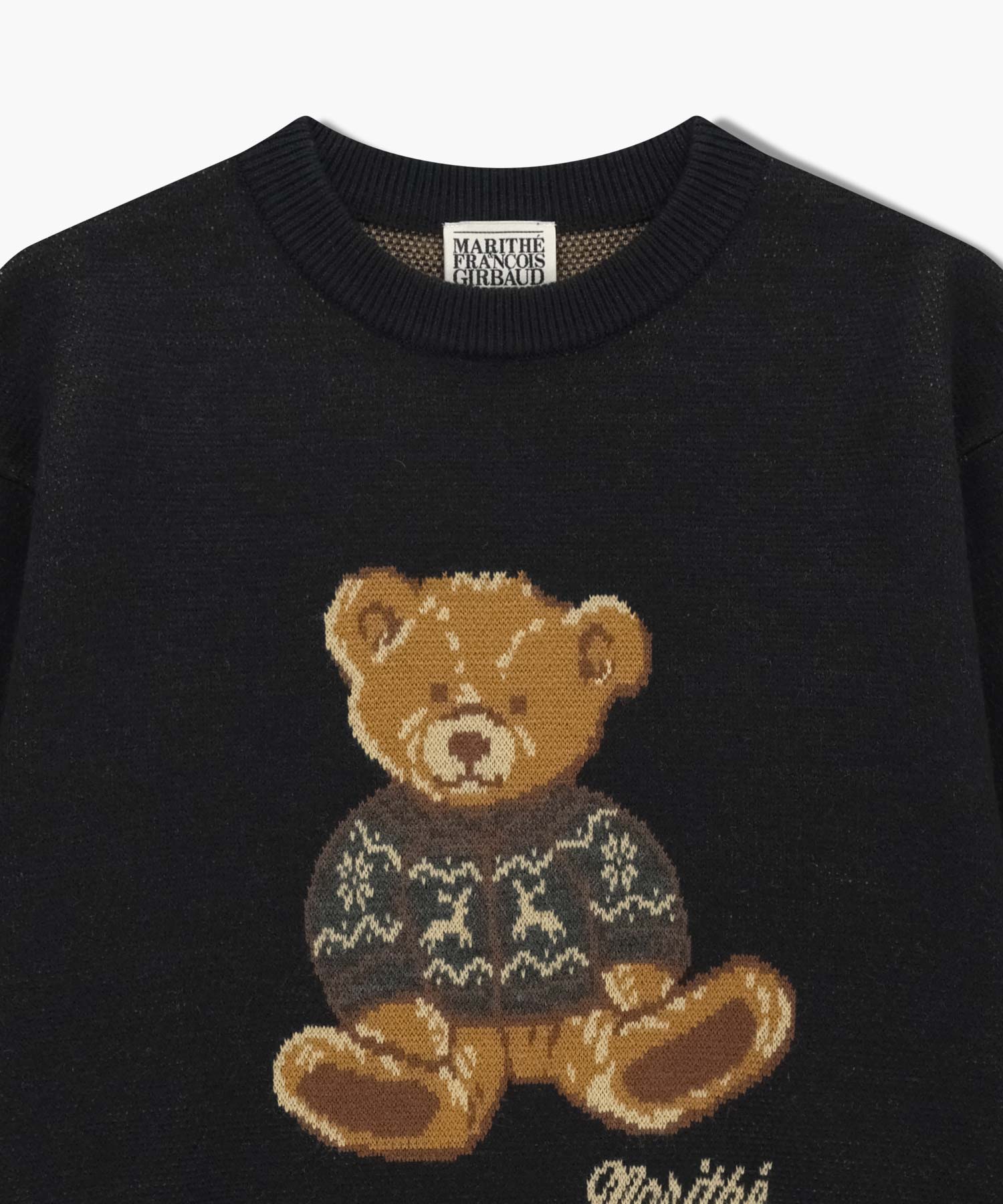 DOODLE BEAR KNIT PULLOVER