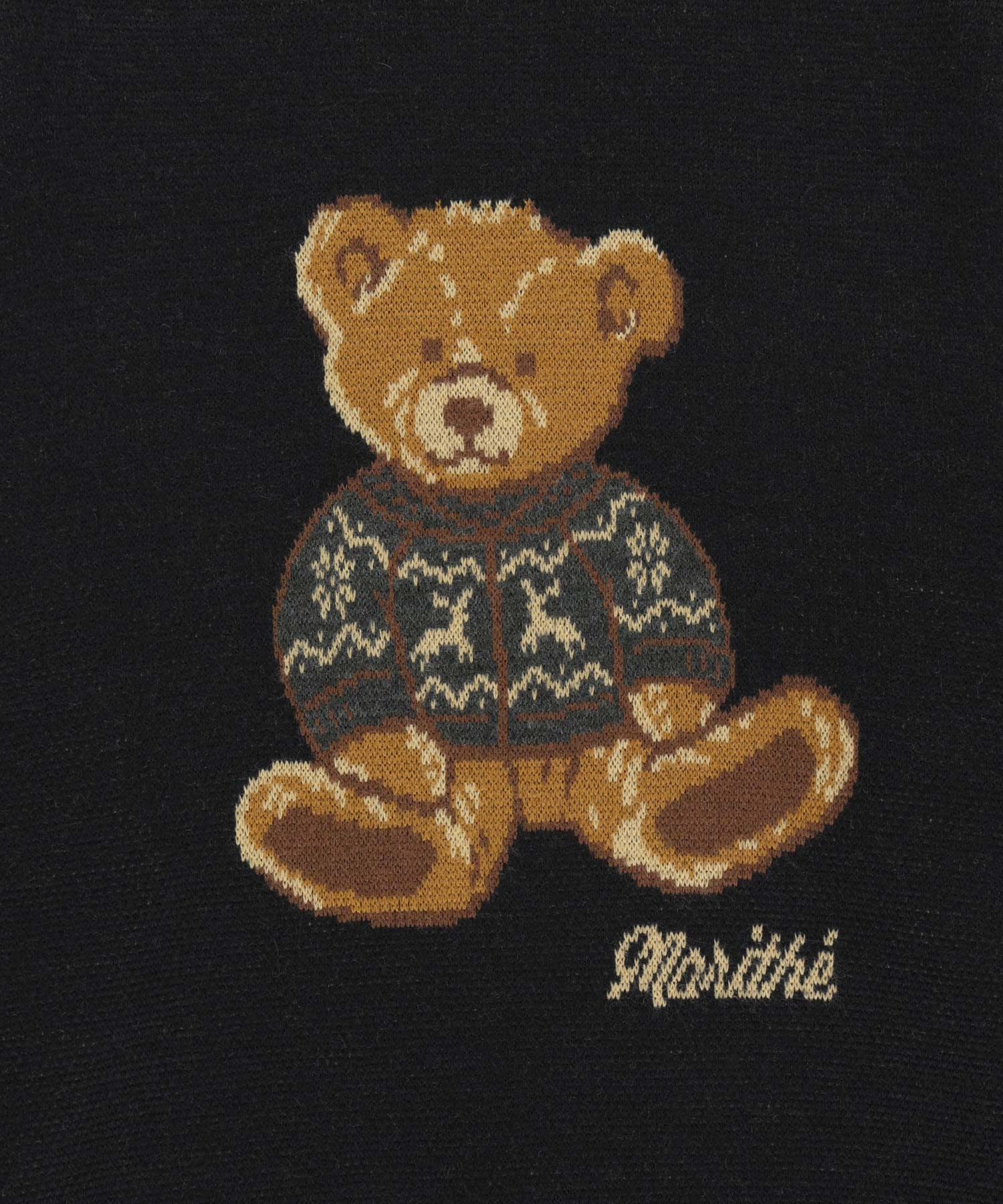 DOODLE BEAR KNIT PULLOVER