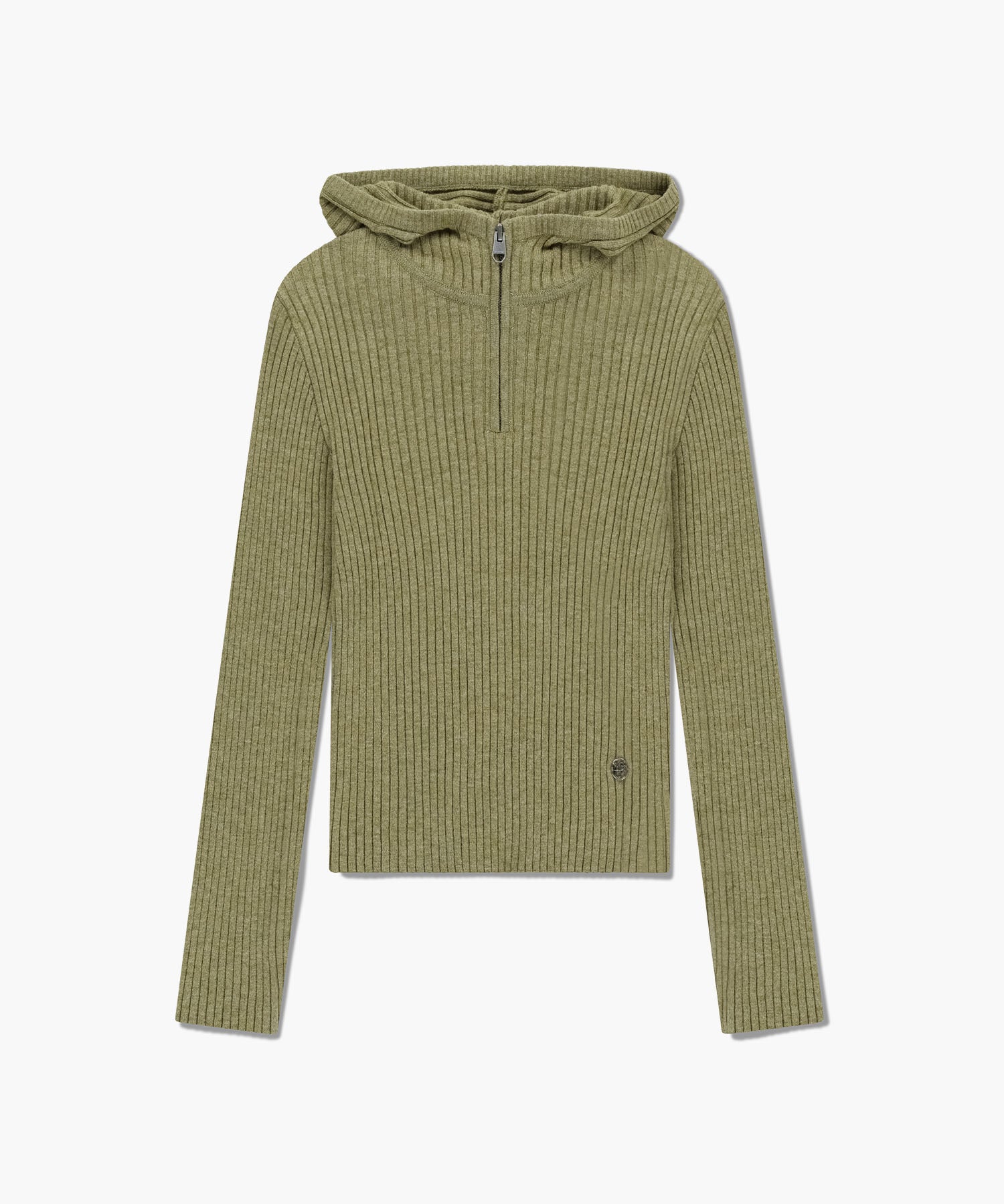 W BALCLAVA HOODIE SLIM KNIT
