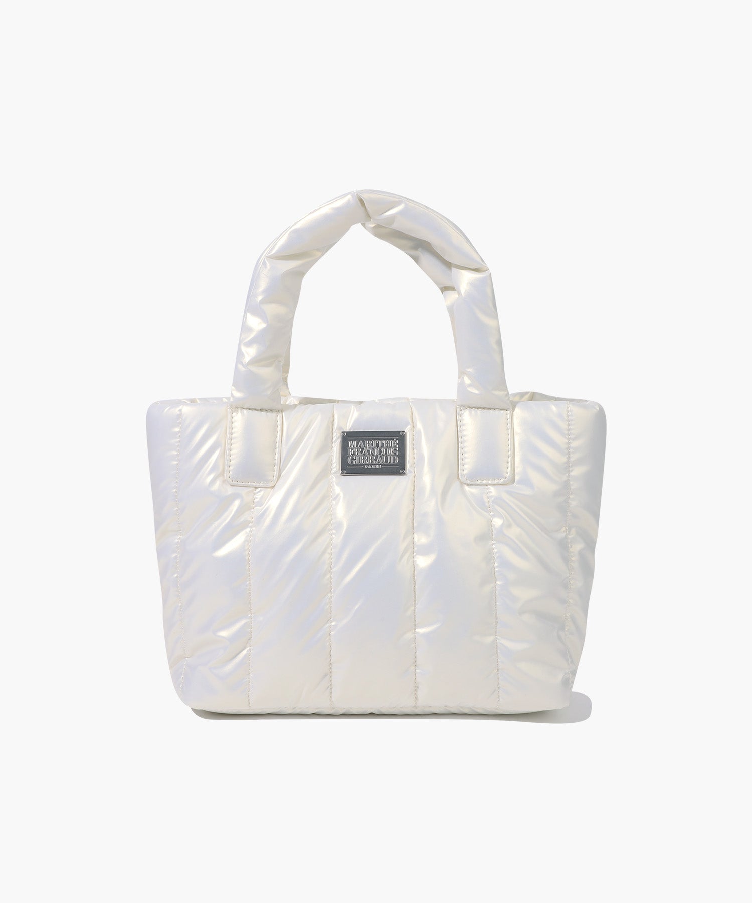 CLASSIC LOGO MATT METALLIC PADDING BAG