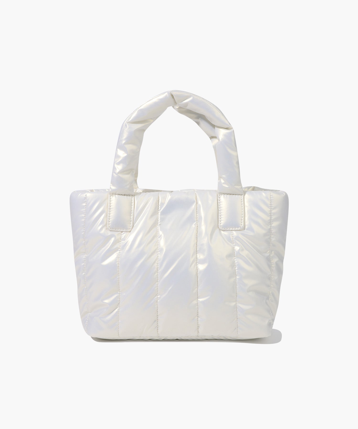 CLASSIC LOGO MATT METALLIC PADDING BAG