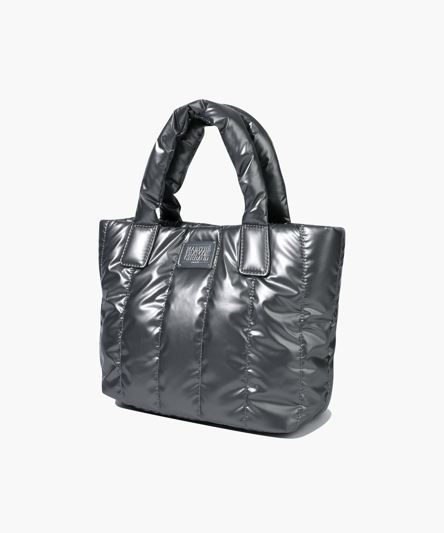 CLASSIC LOGO MATT METALLIC PADDING BAG