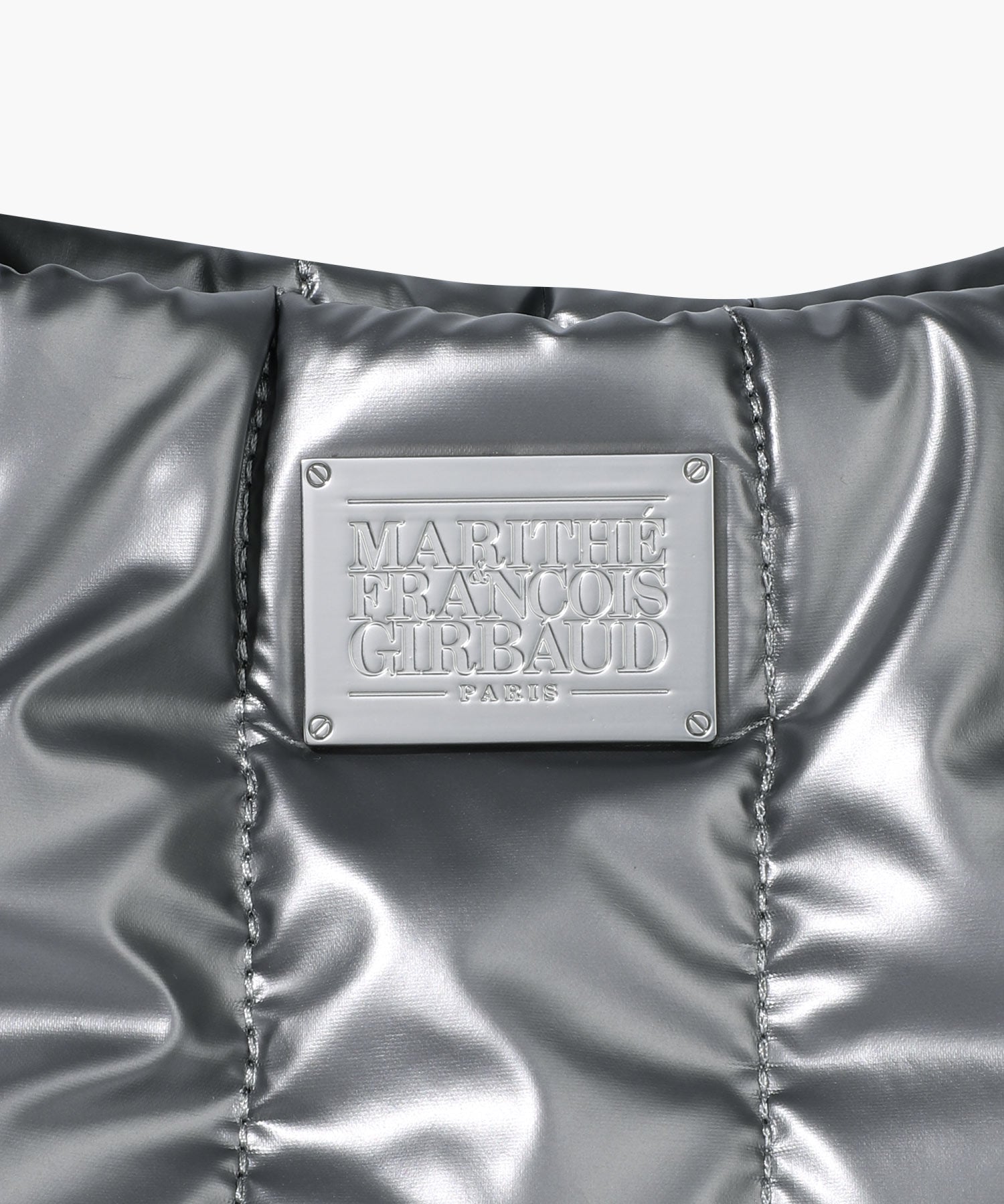 CLASSIC LOGO MATT METALLIC PADDING BAG