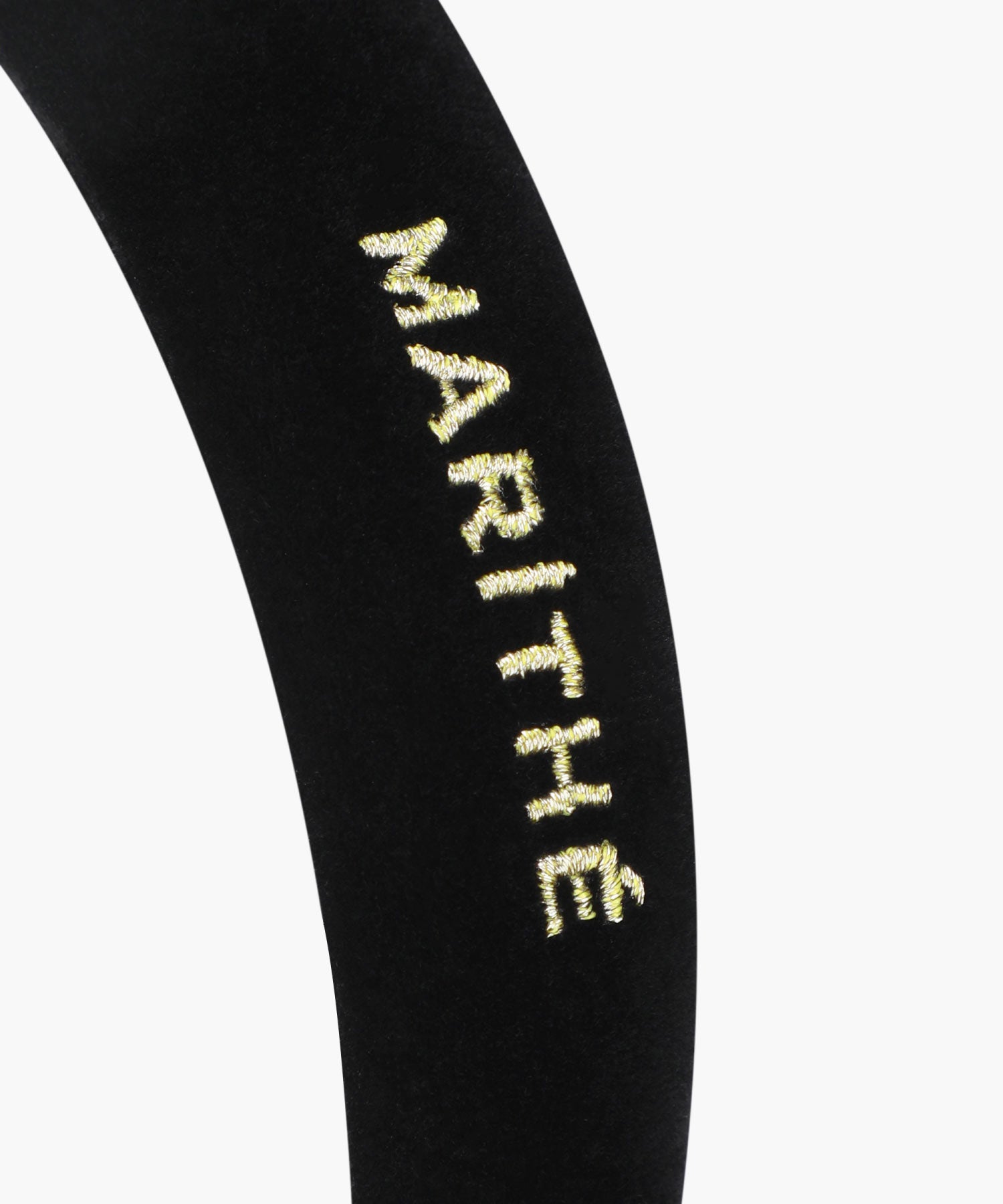 REGULAR LOGO VELVET HAIR BAND