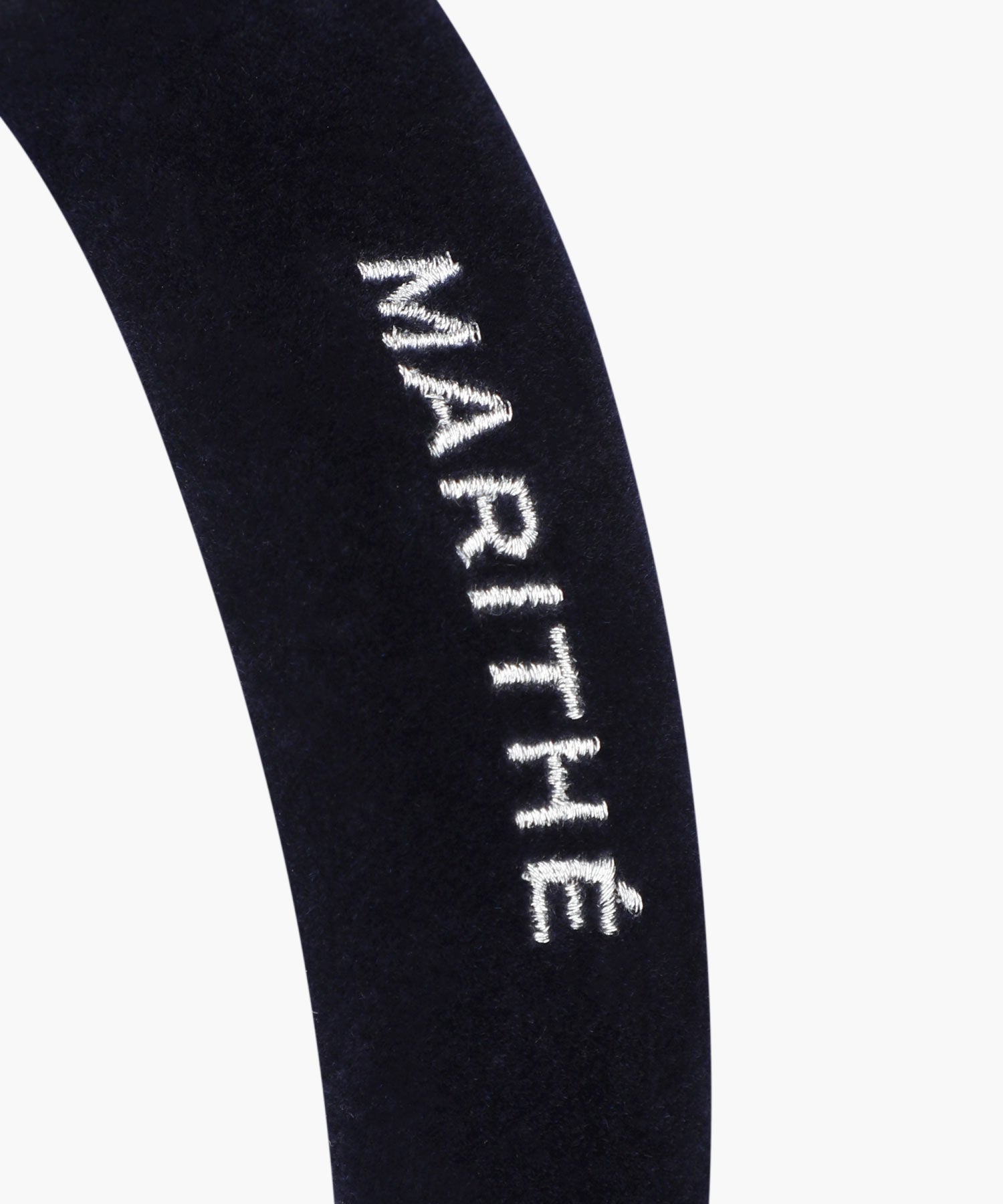 REGULAR LOGO VELVET HAIR BAND