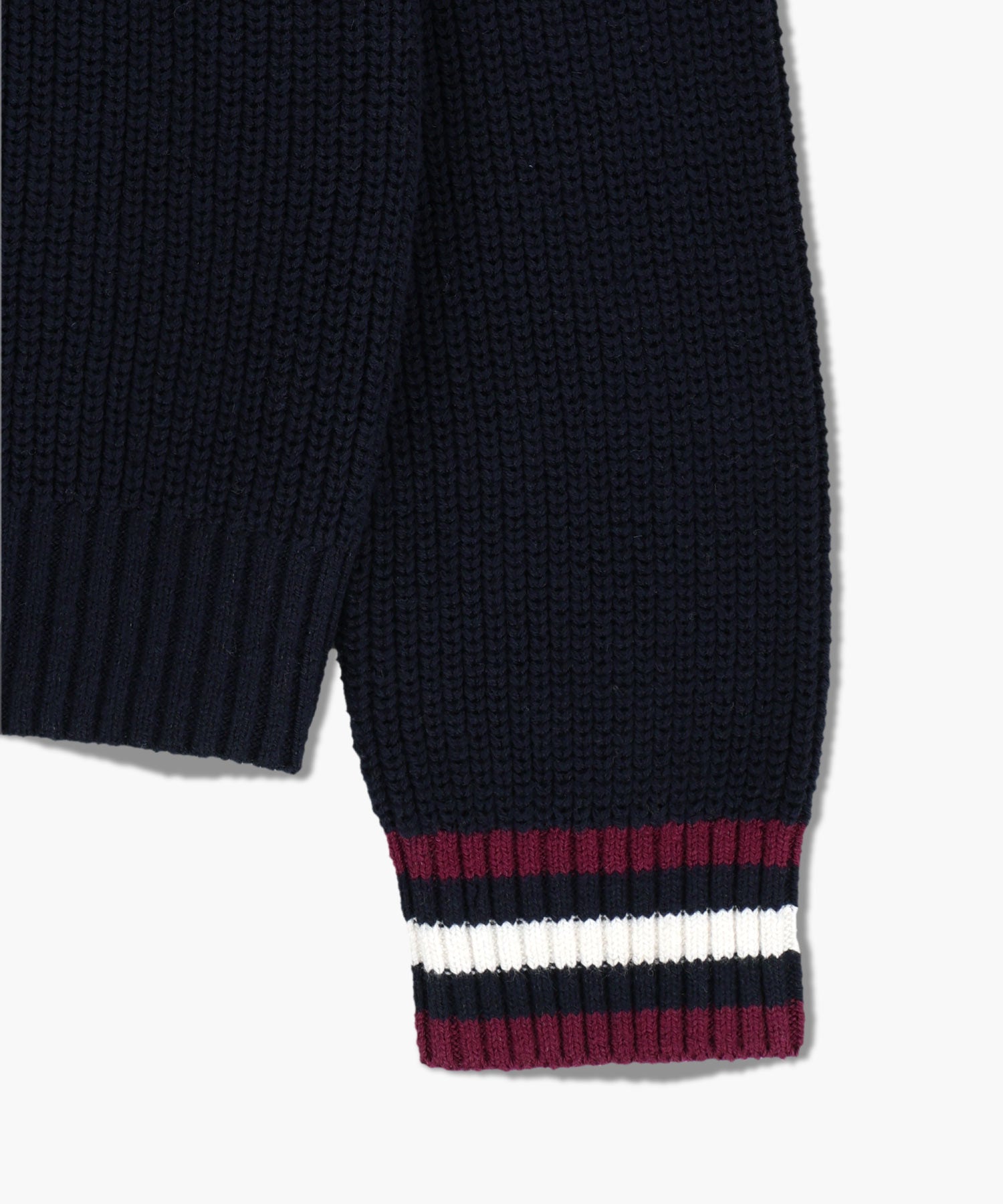 V NECK KNIT PULLOVER