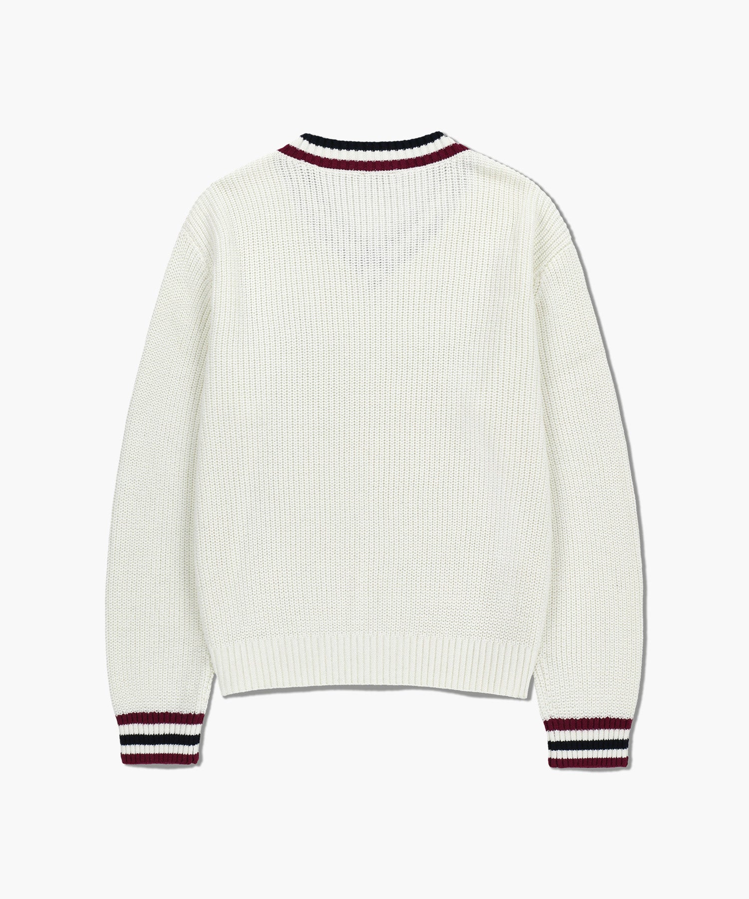 V NECK KNIT PULLOVER