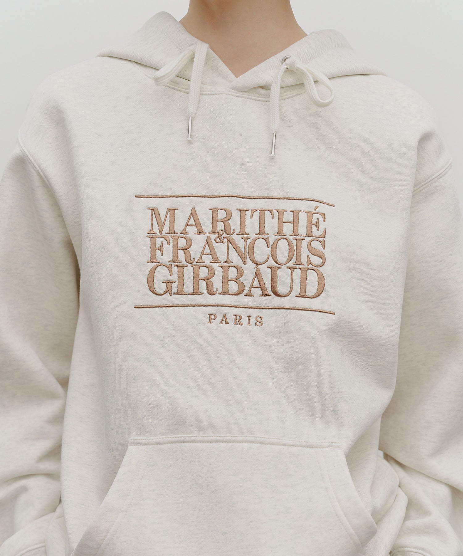 CLASSIC LOGO EMBROIDERY HOODIE (BRUSHED)