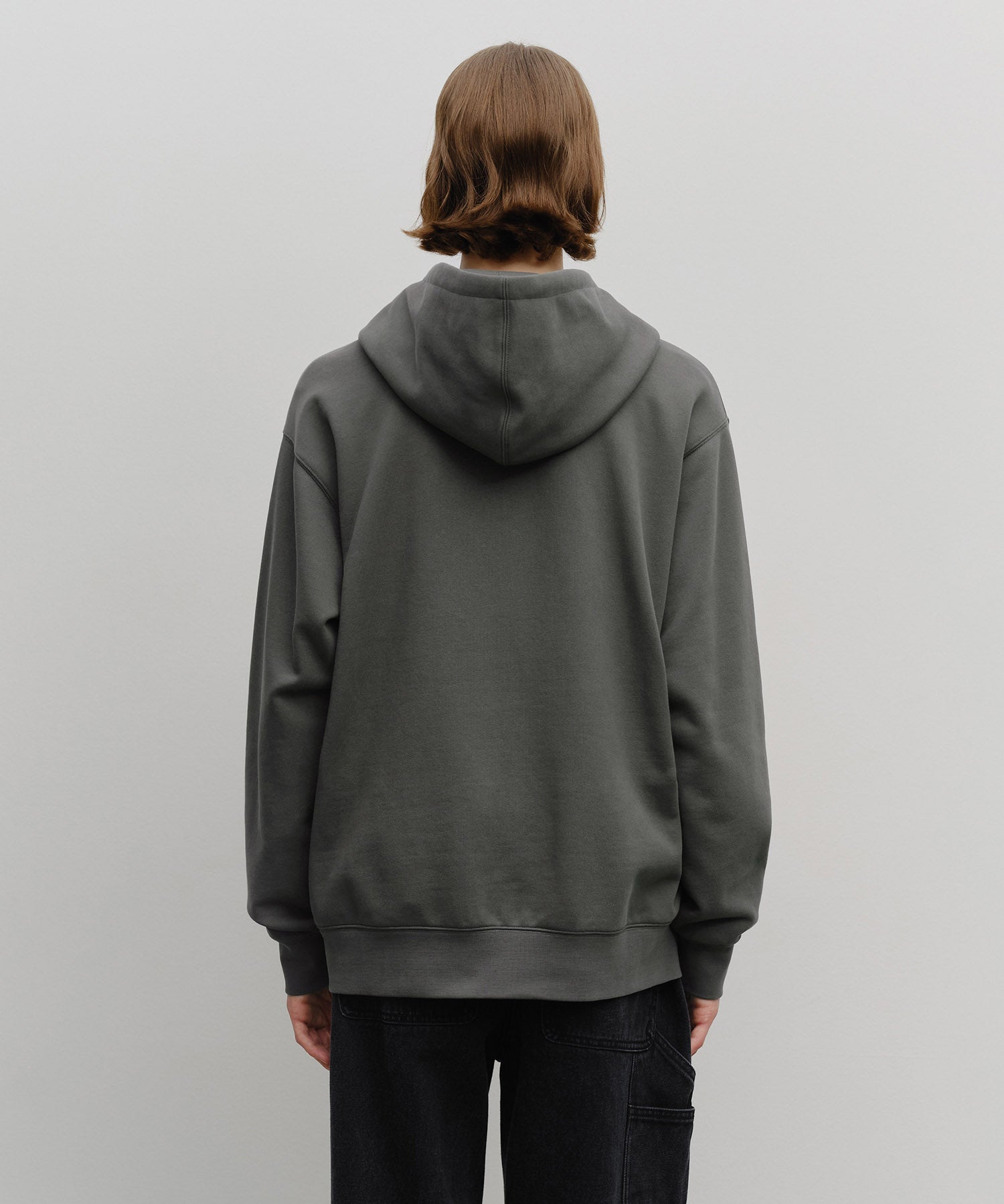 CLASSIC LOGO EMBROIDERY HOODIE (BRUSHED)