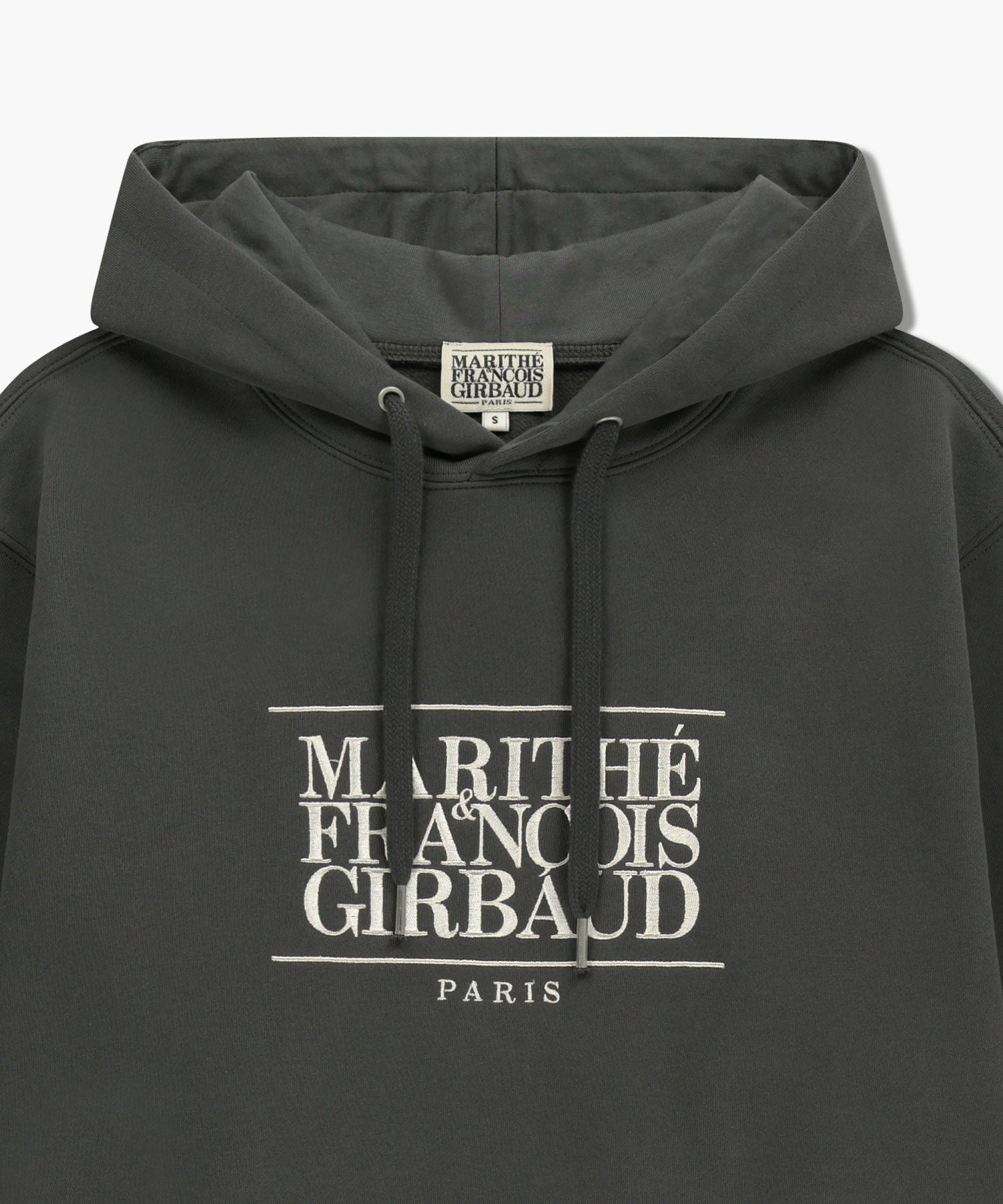 MARITHE ＋FRANCOIS GIRBAUD テニスウェア ゴルフウェア CLASSIC LOGO EMBROIDERY HOODIE (BRUSHED)
