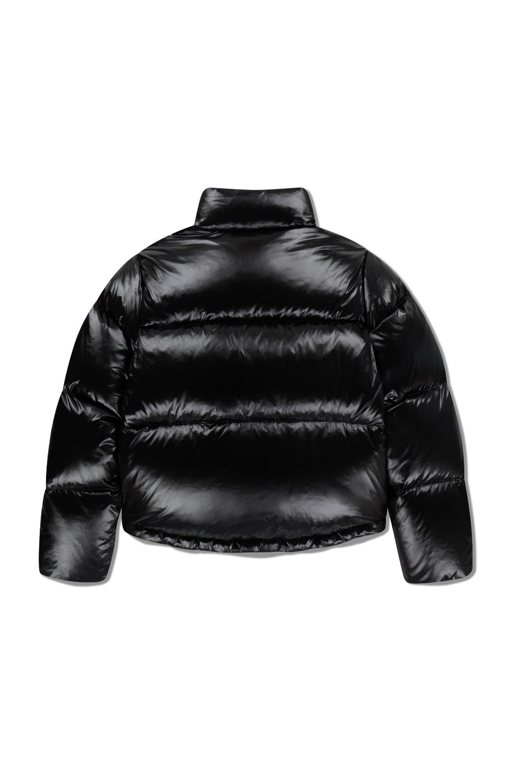 W GLOSSY CROP DOWN JACKET