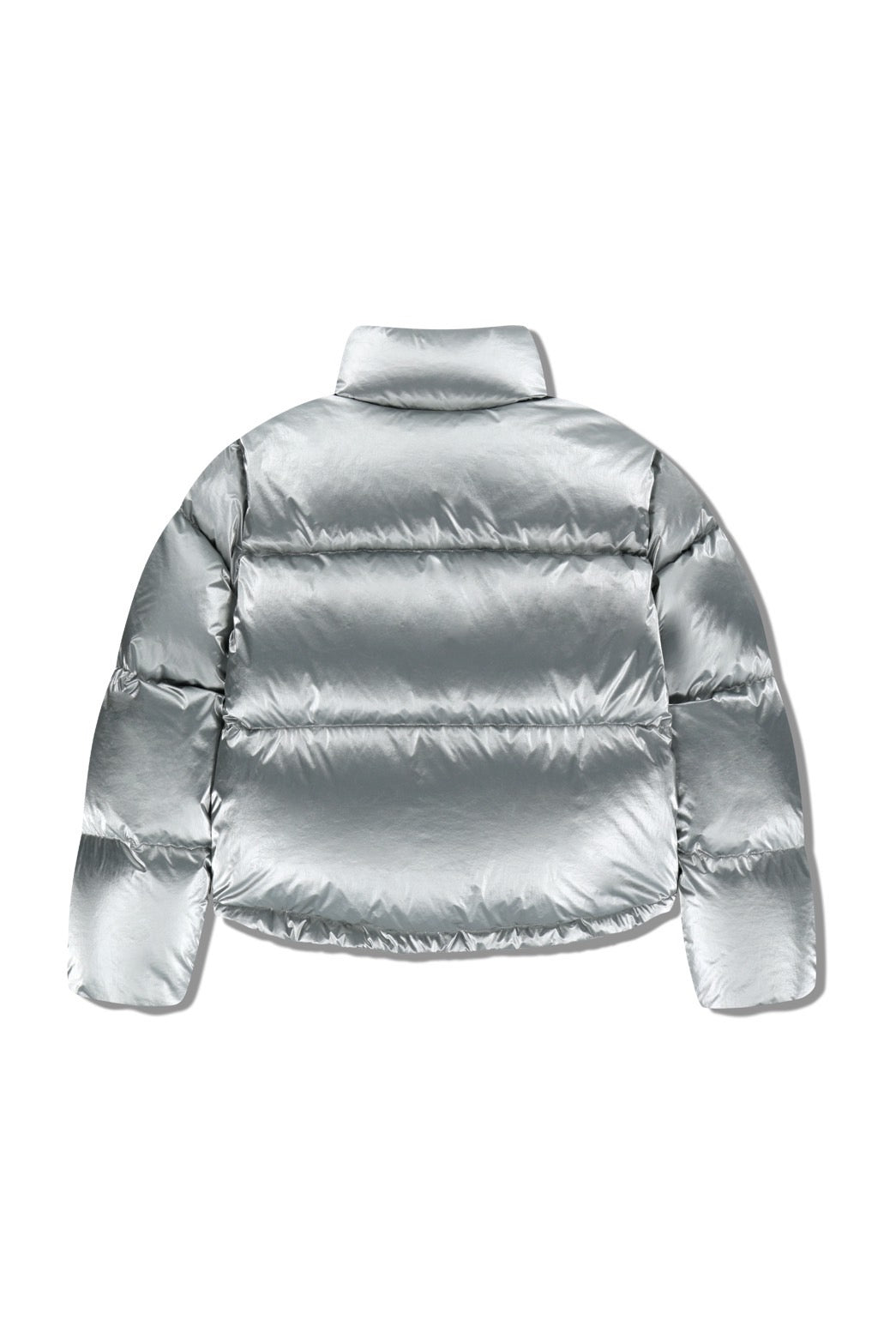 W GLOSSY CROP DOWN JACKET
