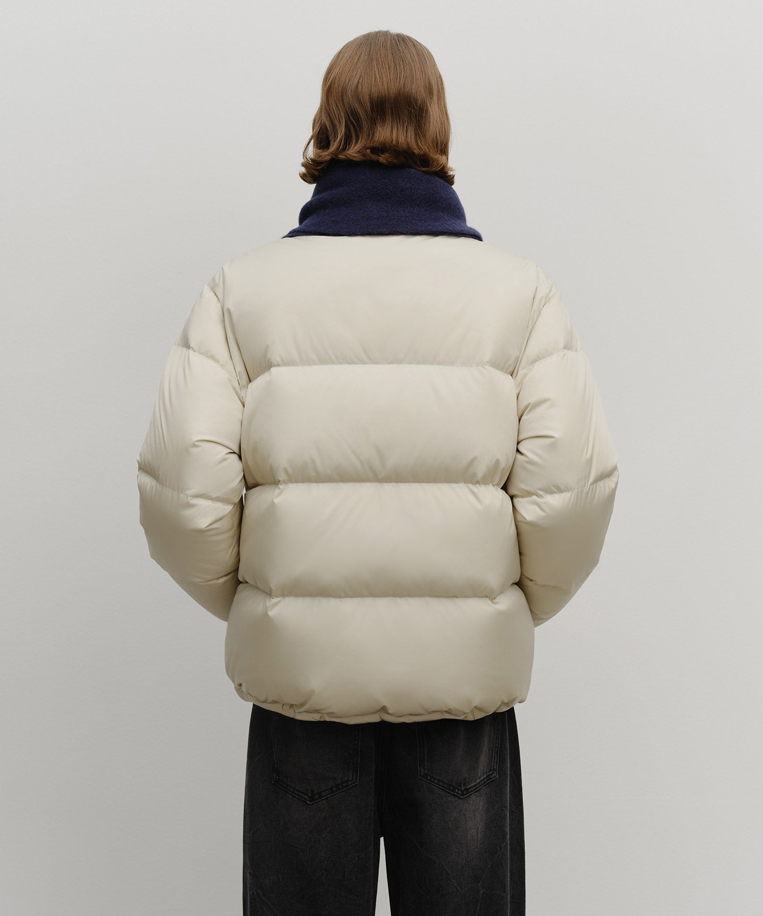 FUZZY SOLID KNIT MUFFLER