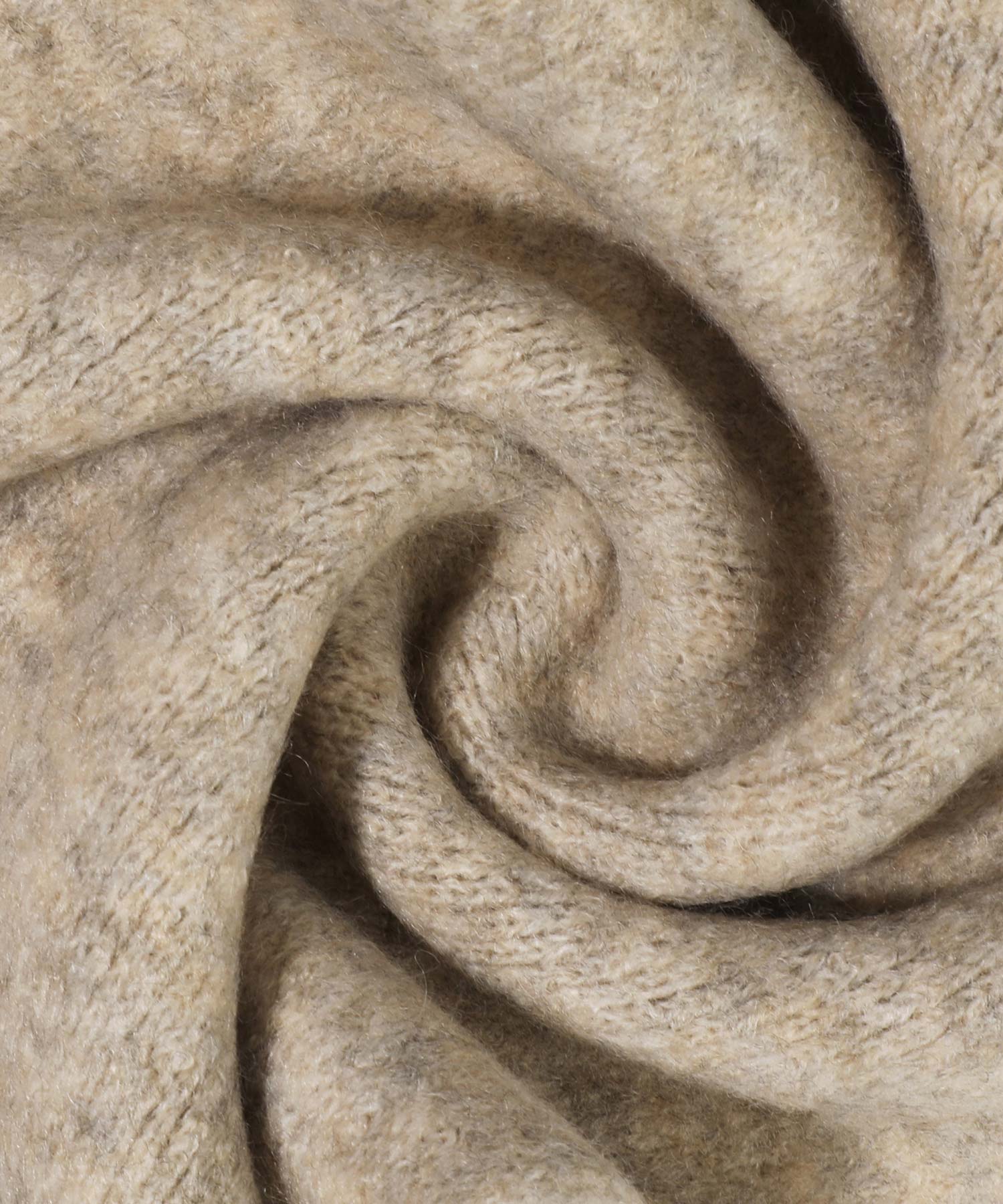 FUZZY SOLID KNIT MUFFLER