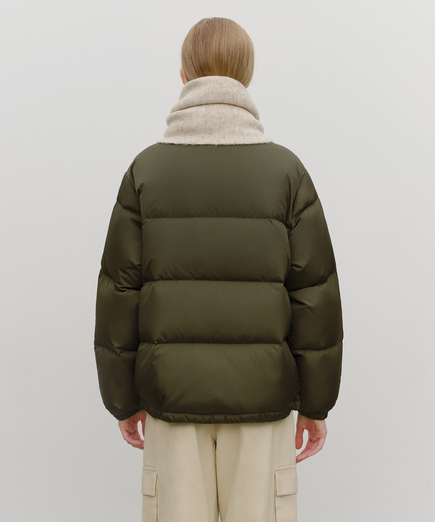 FUZZY SOLID KNIT MUFFLER